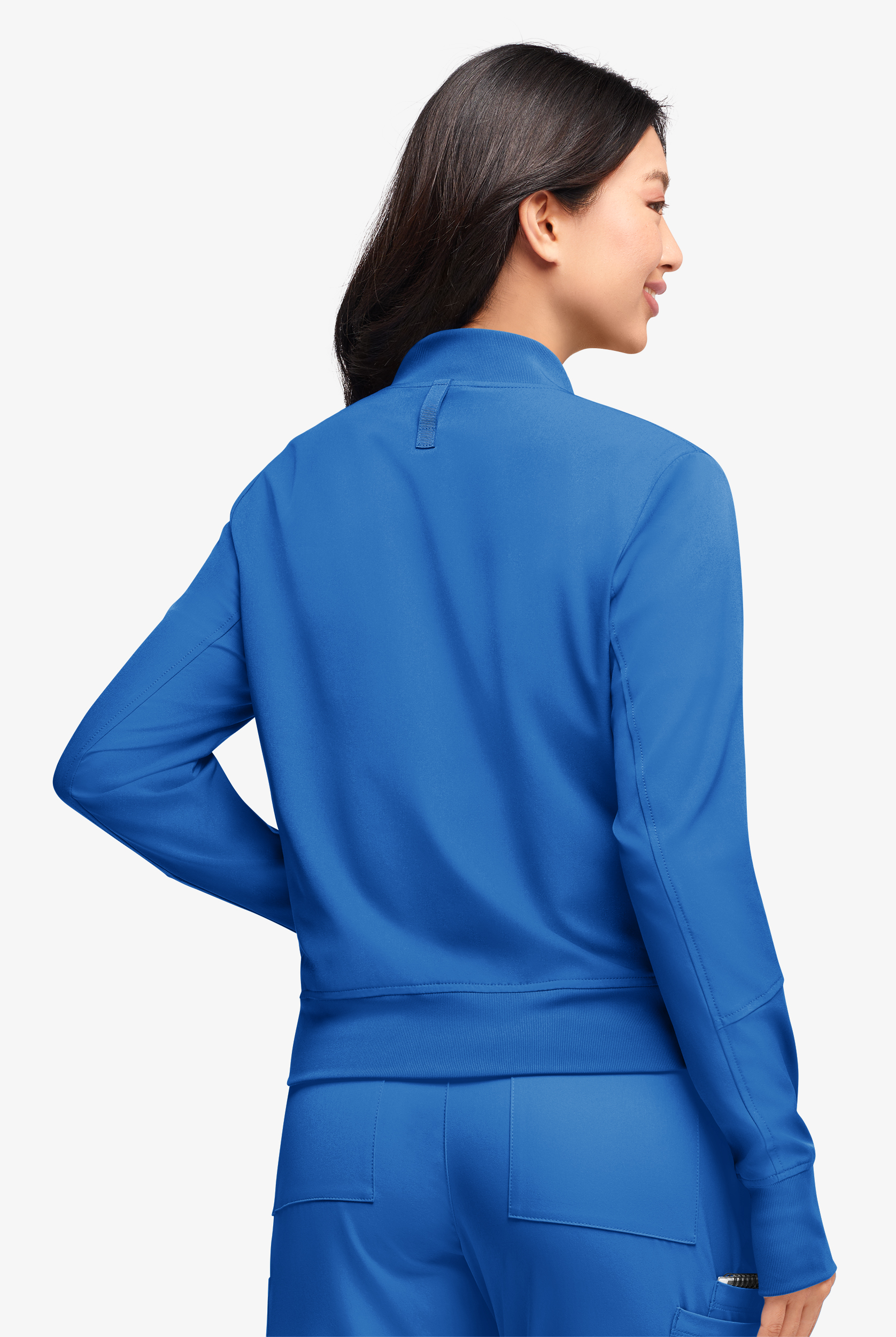 Chaqueta médica WhisperLite NOA Lightweight estilo aviadora con 4 bolsillos para mujer