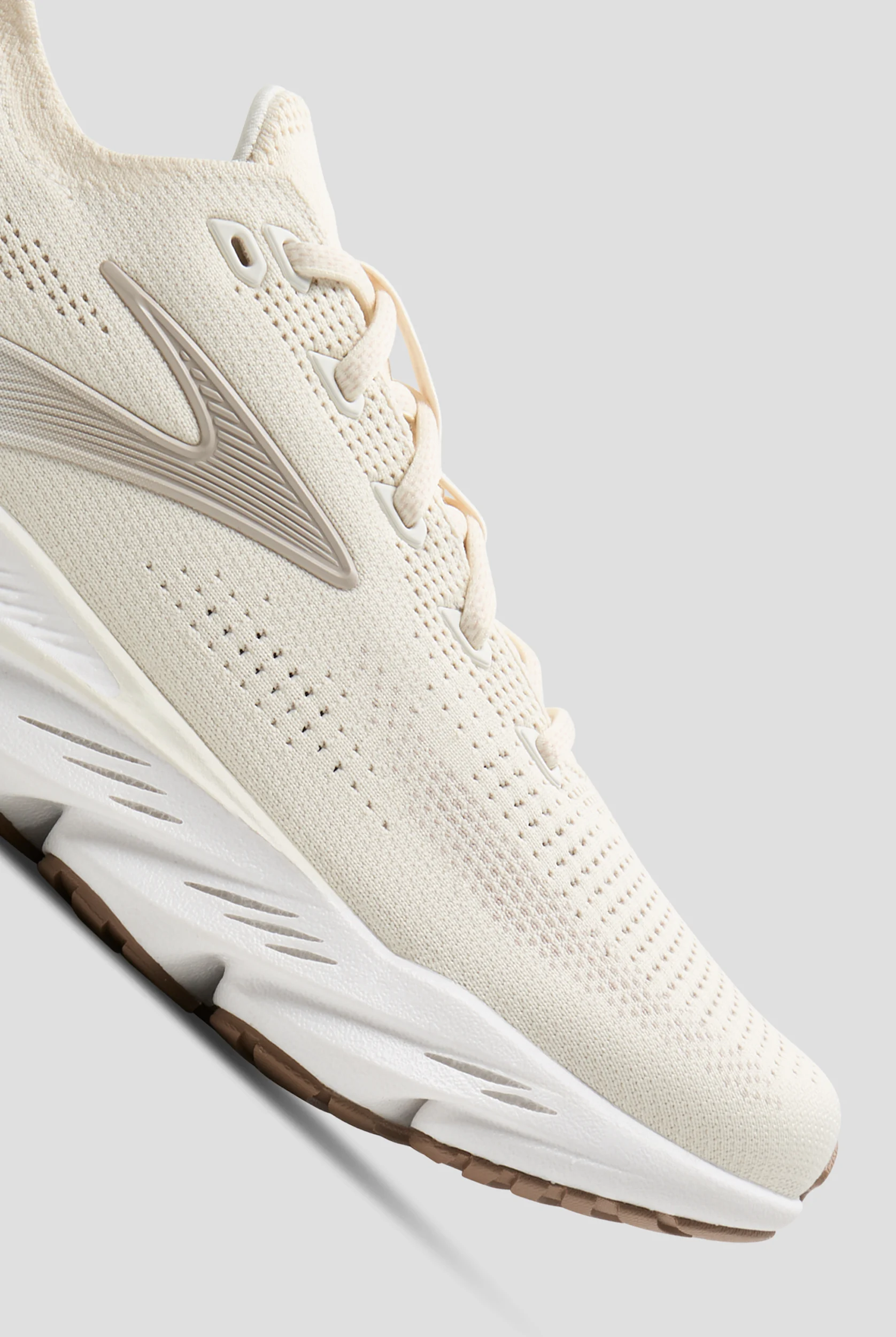 Zapatillas deportivas de enfermer&iacute;a Brooks Glycerin Flex Coconut/Chateau/Portabella con cordones para mujer