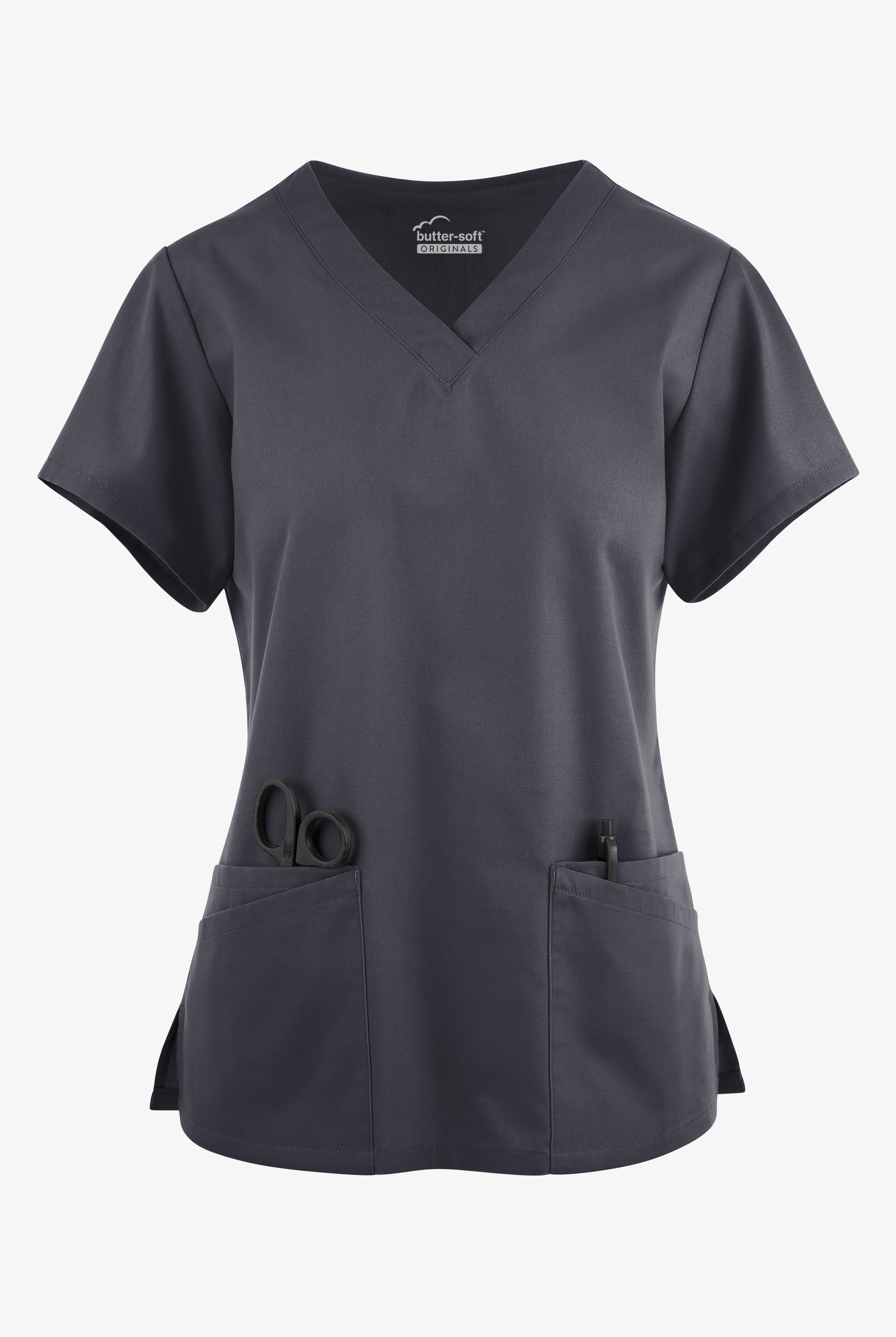Butter-Soft Originals Women's 6-Pocket V-Neck Scrub Top