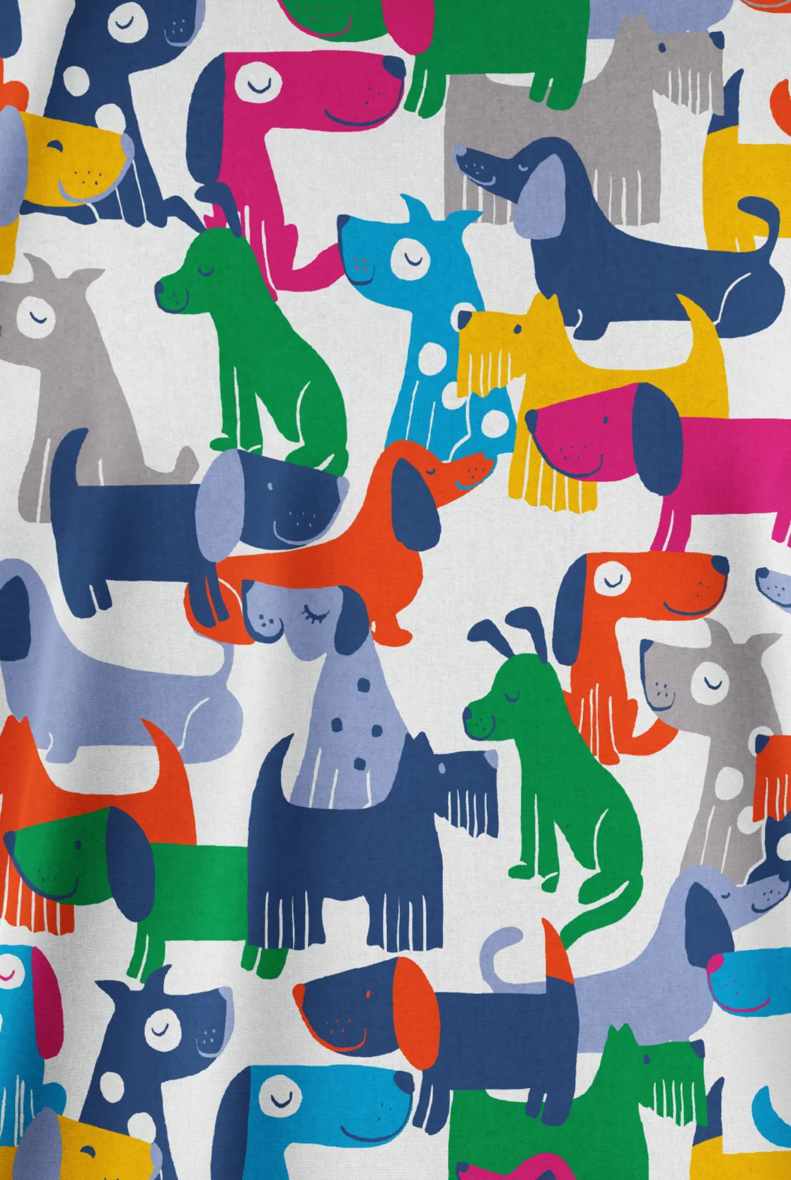 Blusa m&eacute;dica estampada Butter-Soft Originals Playful Paws White con cuello en V y 2 bolsillos para mujer