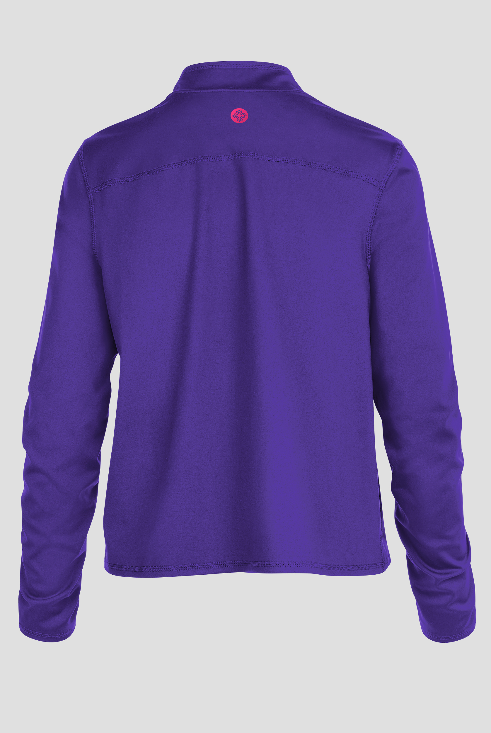 Med Couture Amp Knit Women's 2-Pocket STRETCH Zip Front Scrub Jacket