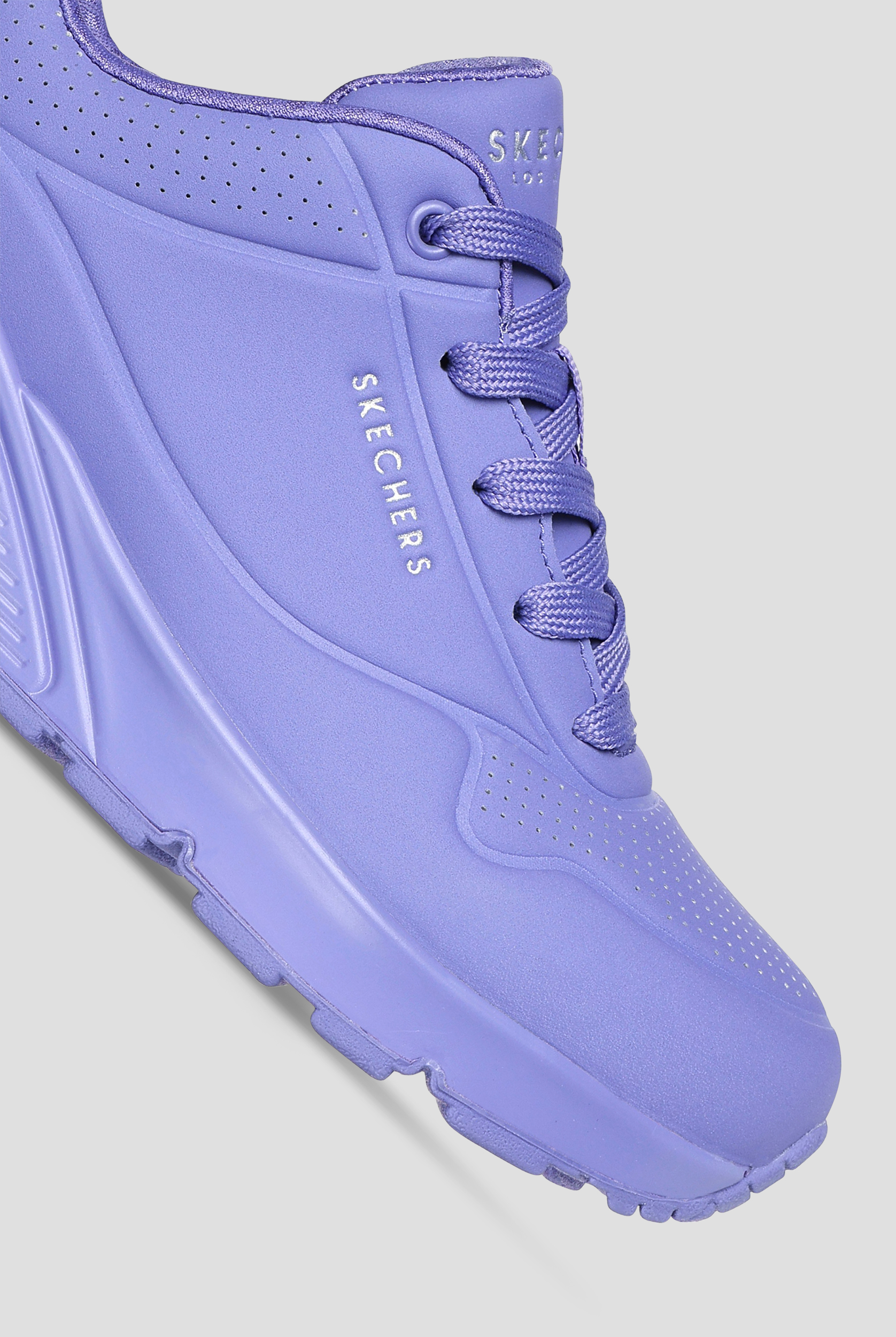 Skechers Street UNO - STAND ON Air Lilac Athletic Lace Up Shoes