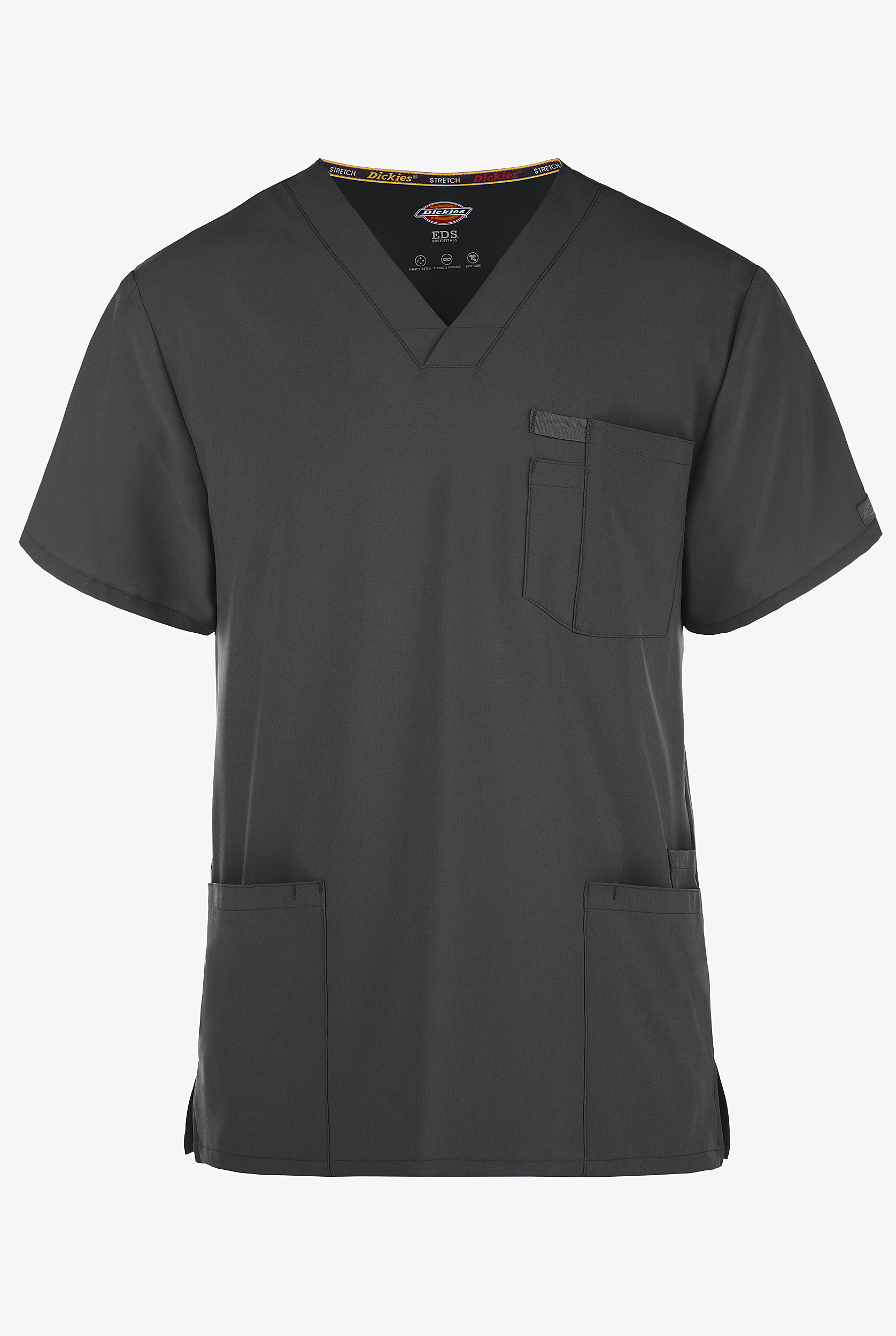 Dickies EDS Essentials Men's 4-Pocket STRETCH V-Neck Scrub Top