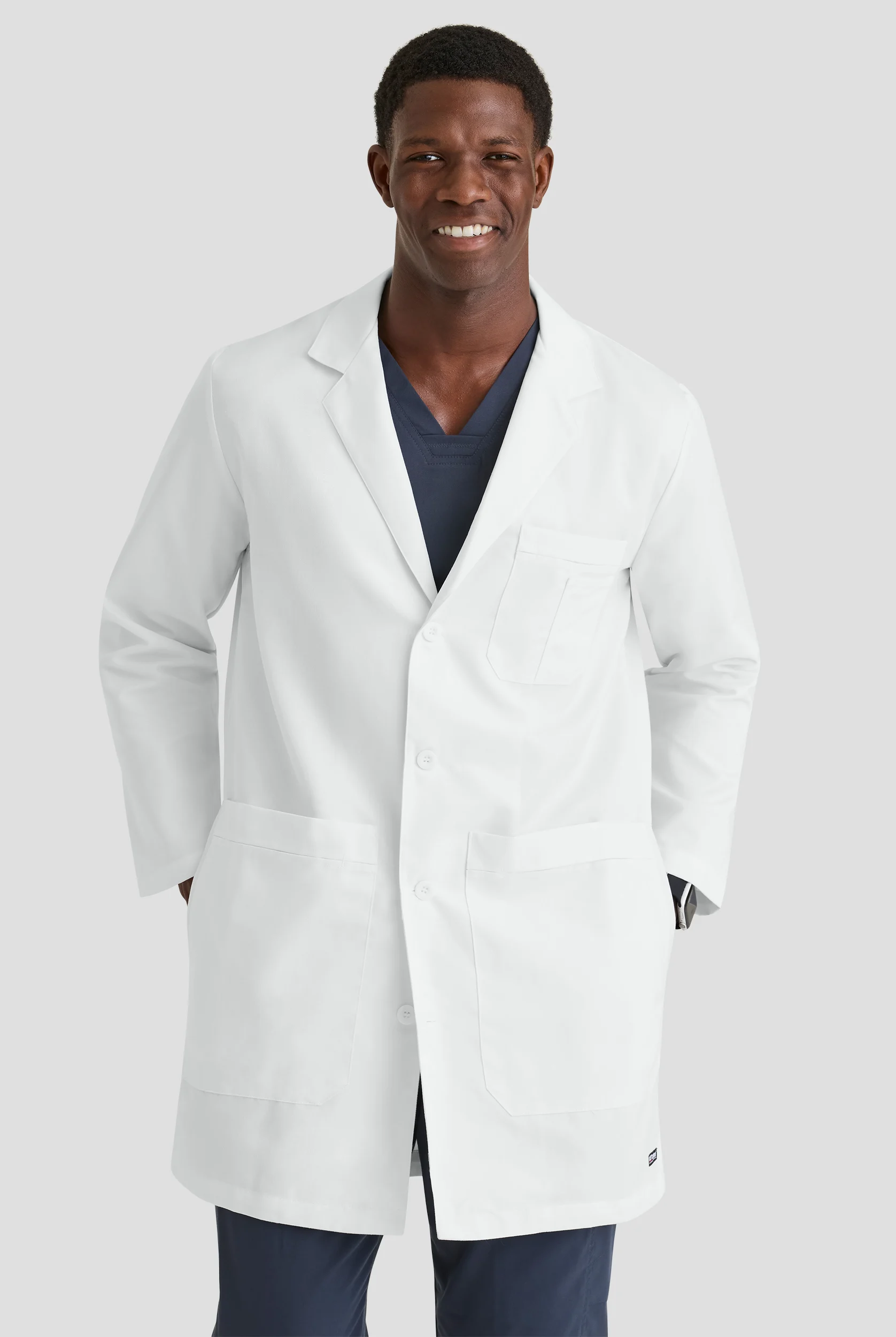 Grey's Anatomy by Barco Noah Men's 37" 5-Pocket Lab Coat - Long