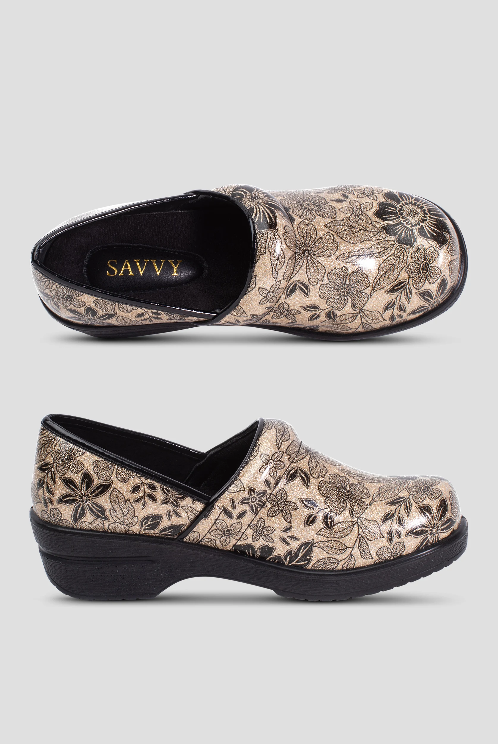 Savvy Women's Brandy Goldie Clogs