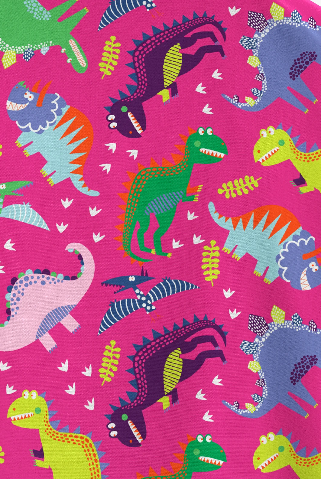 Butter-Soft Originals Colorful Dinos Women's Warm Up Print Scrub Jacket