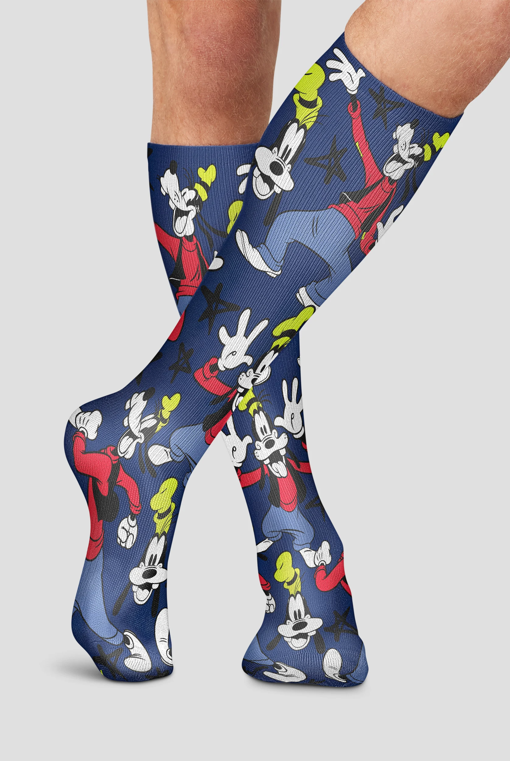 Tooniforms Mens What A Goof 10-15 mmHG Light Compression Socks