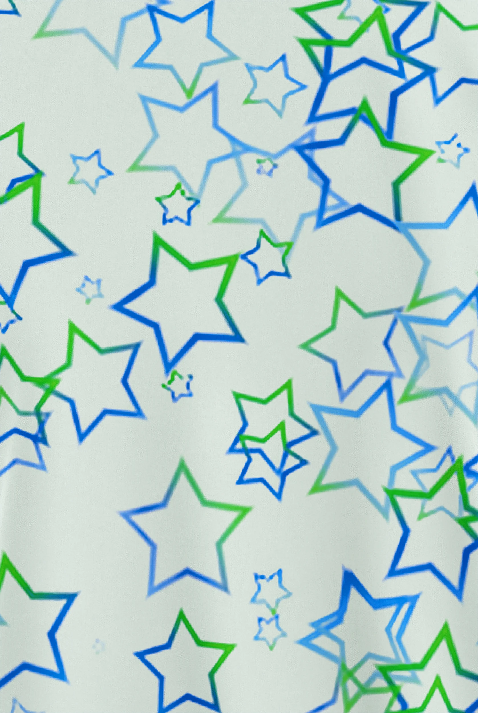 Blusa médica estampada UA Butter-Soft STRETCH Kaleidoscope Stars Salt Blue con cuello en V y 2 bolsillos para mujer