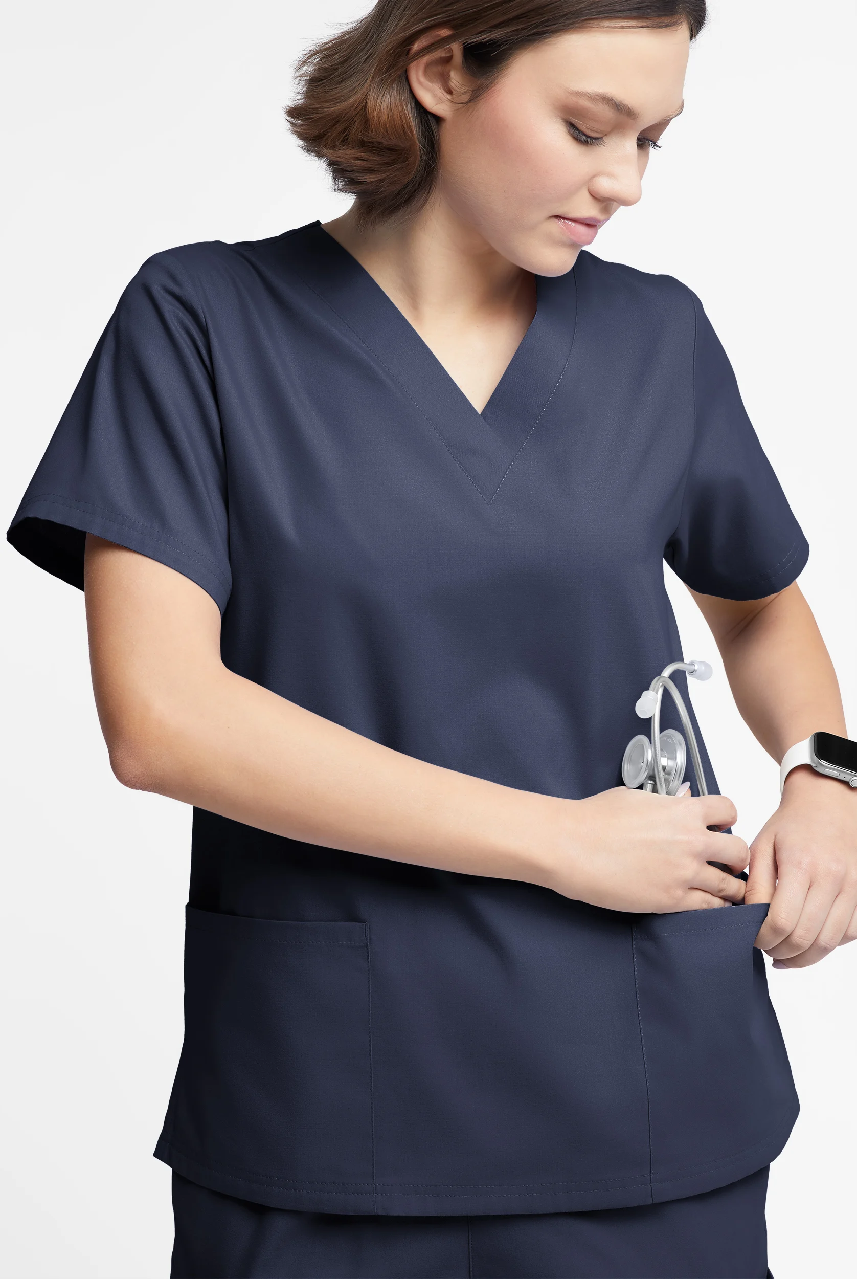 Butter-Soft Originals Women's 2-Pocket V-Neck Scrub Top