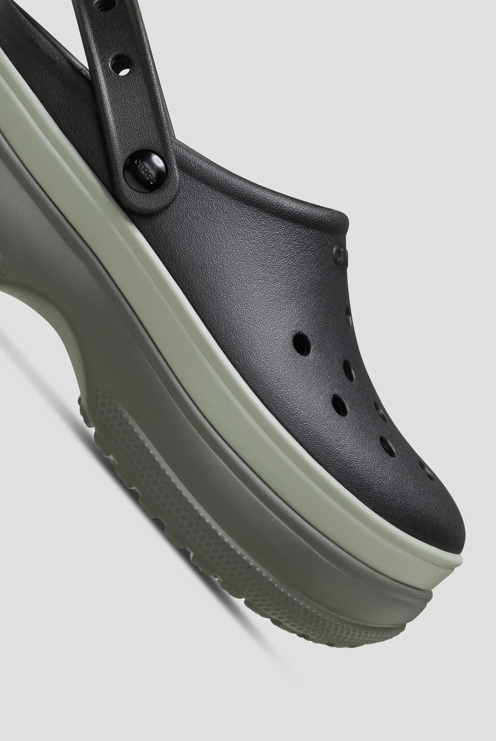 Crocs&trade; Women's Black Classic Stacked Clog