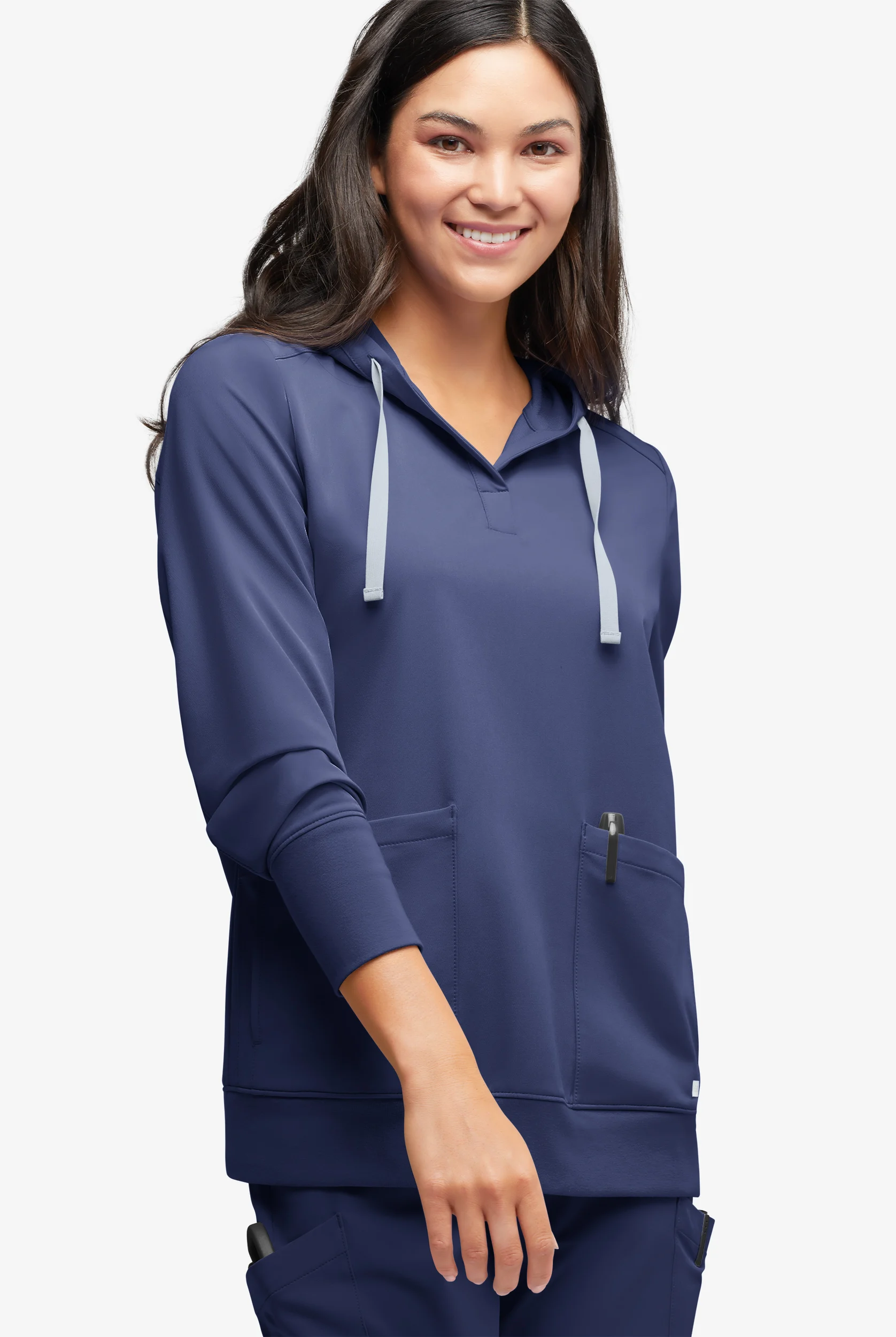 ReSurge Jasper Women's 4-Pocket Long Sleeve Pullover Hoodie