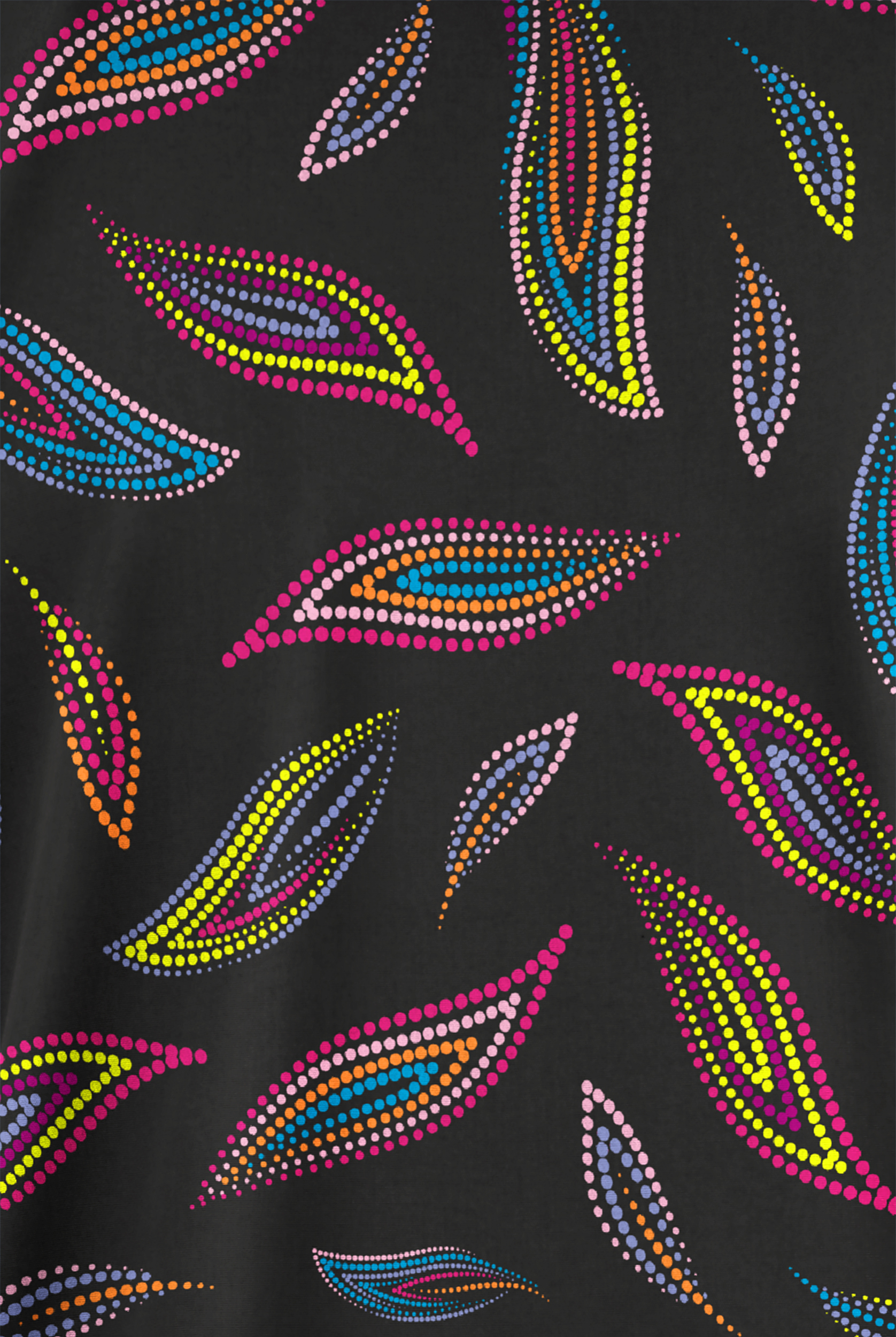 Blusa médica estampada Butter-Soft Originals Color Symphony con cuello en V y 2 bolsillos para mujer