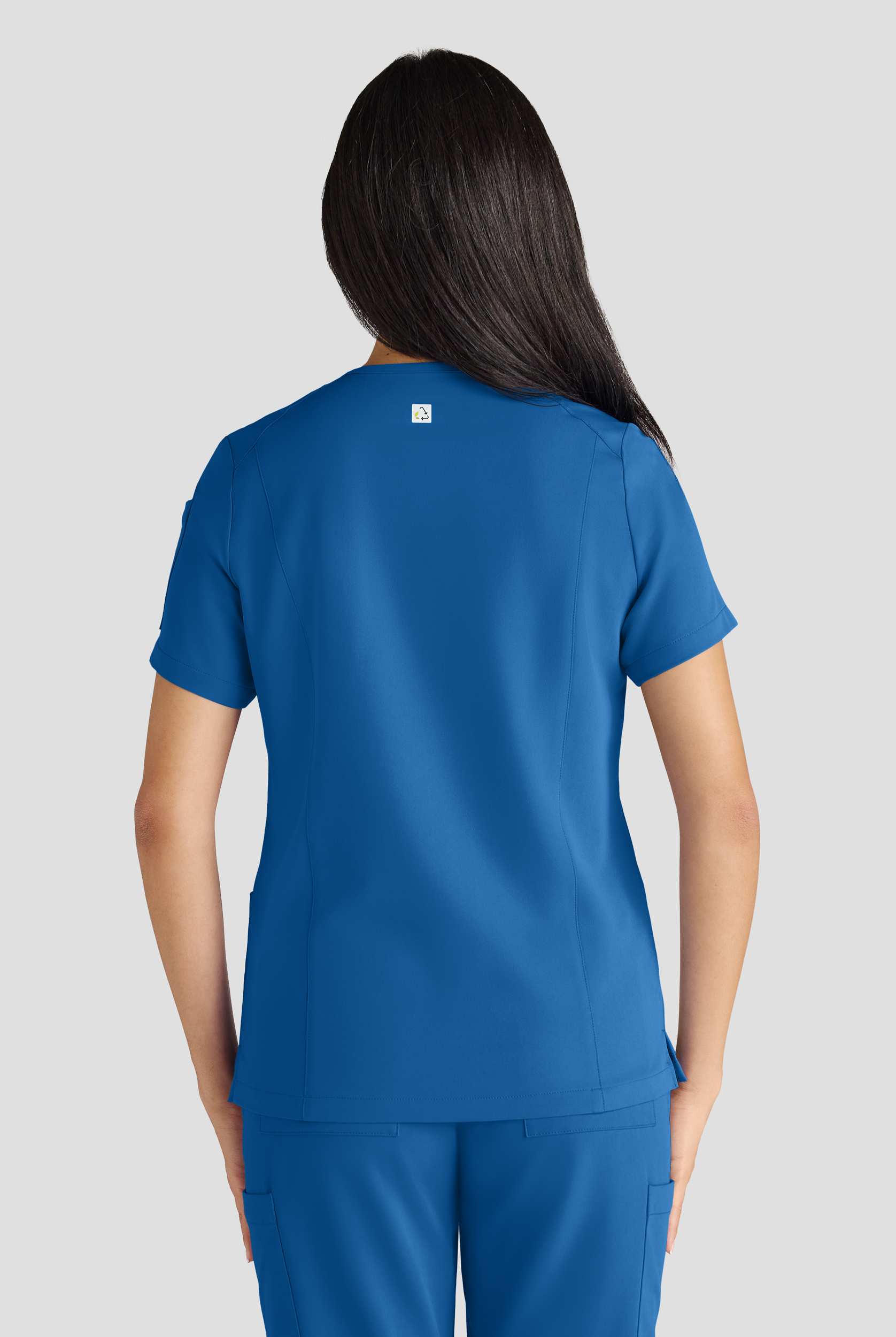 Blusa médica ReSurge Ruby con cuello en V y 5 bolsillos para mujer