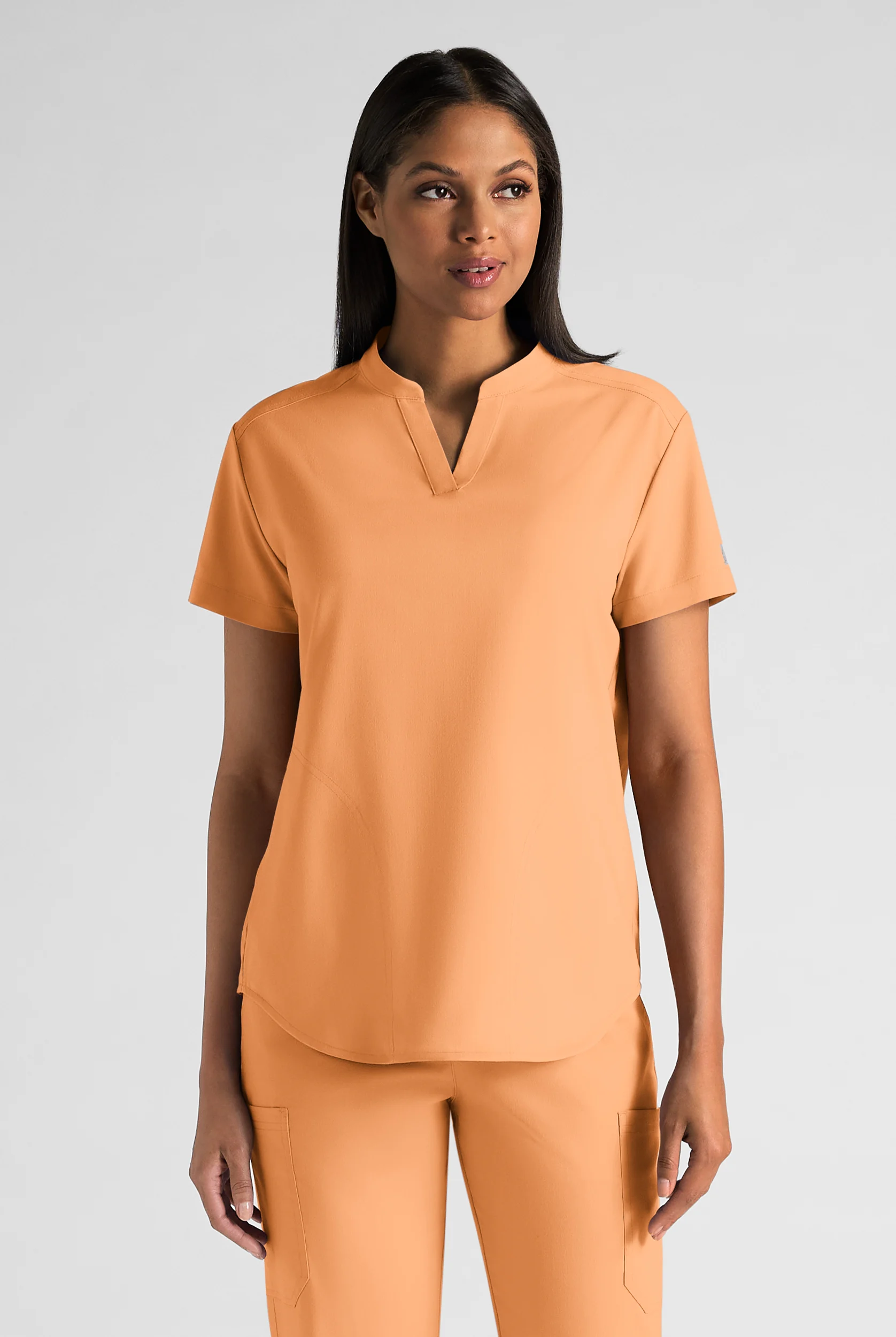 Butter-Soft STRETCH FLXTEK+ Women's 2-Pocket Oversized Henley Scrub Top