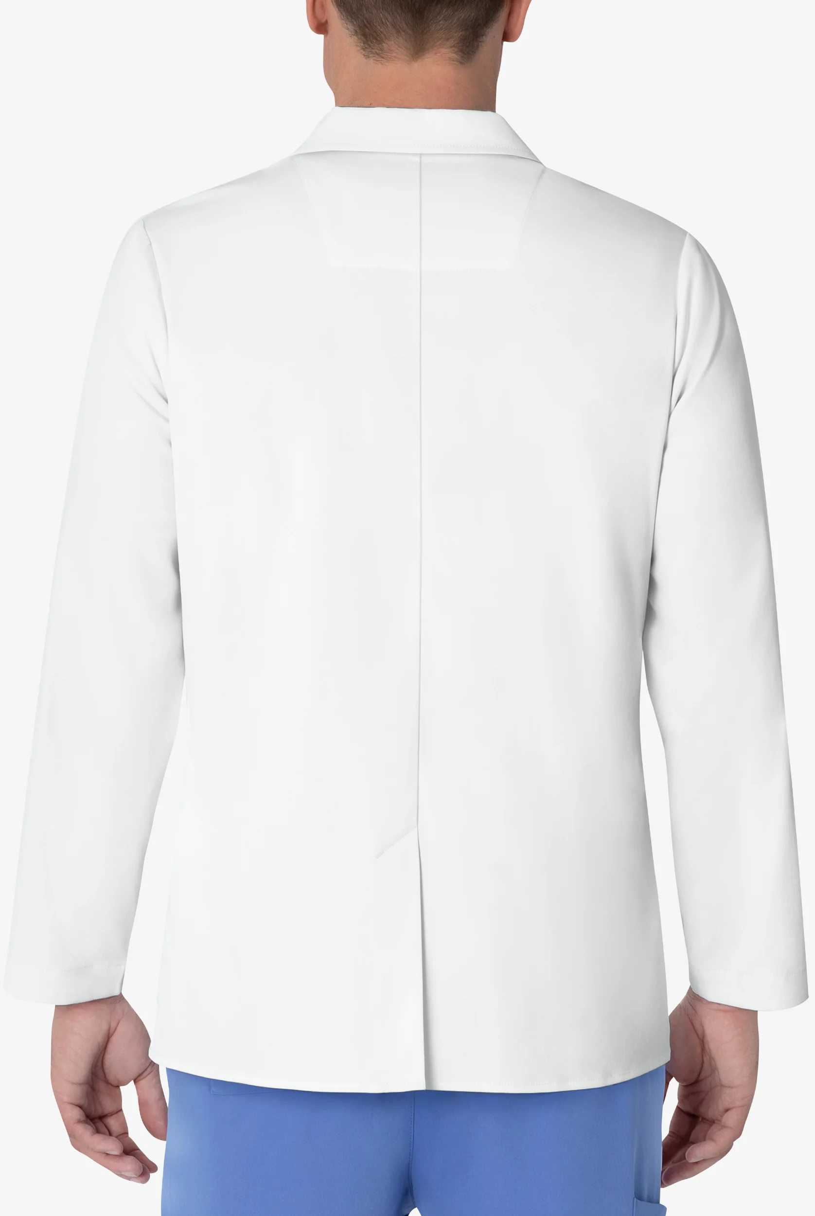 Healing Hands White Coat Minimalist Men's 30 &frac12;" 5-Pocket STRETCH Lab Coat