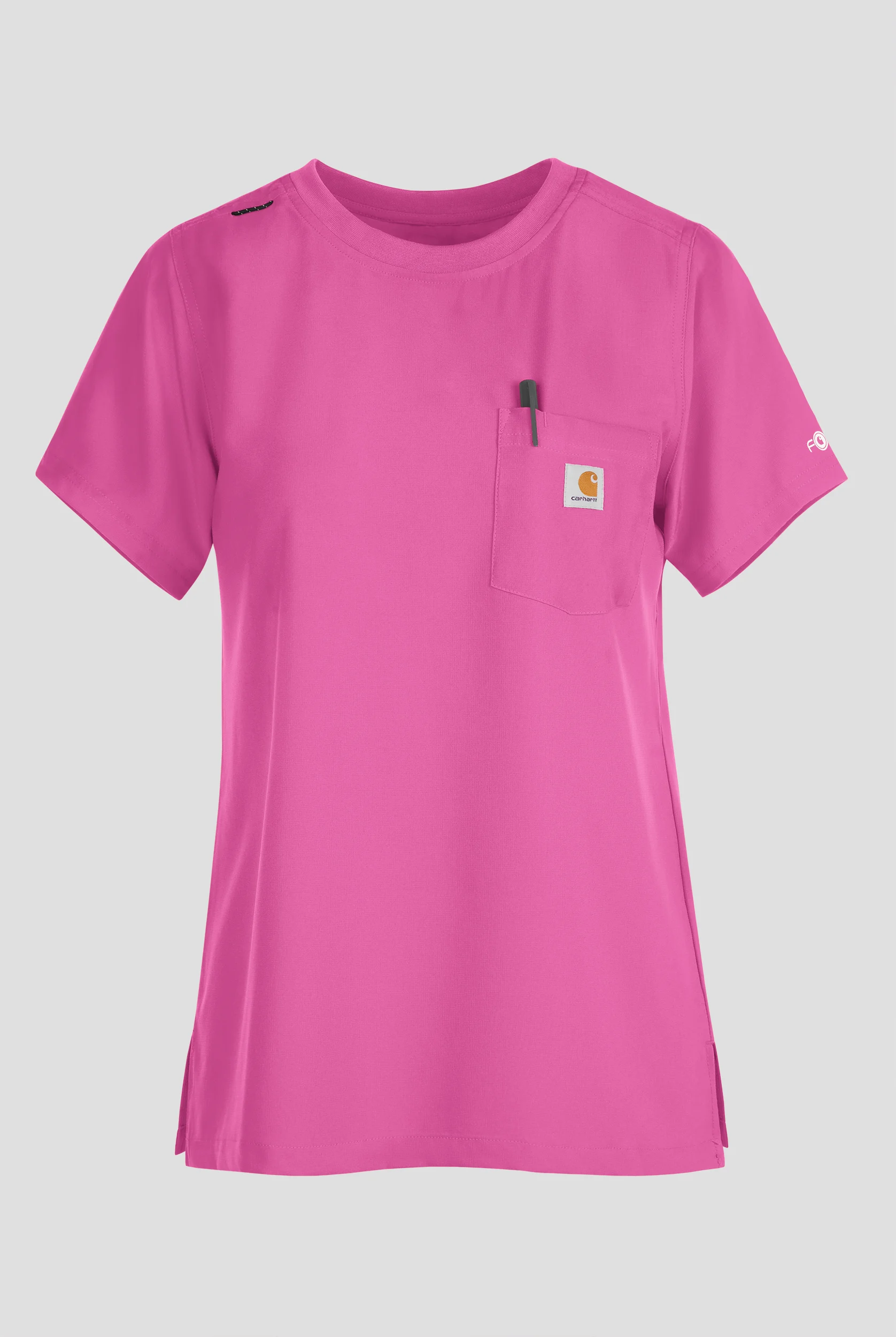 Carhartt Cross-Flex Women's 1-Pocket STRETCH  Crew Neck Scrub Top