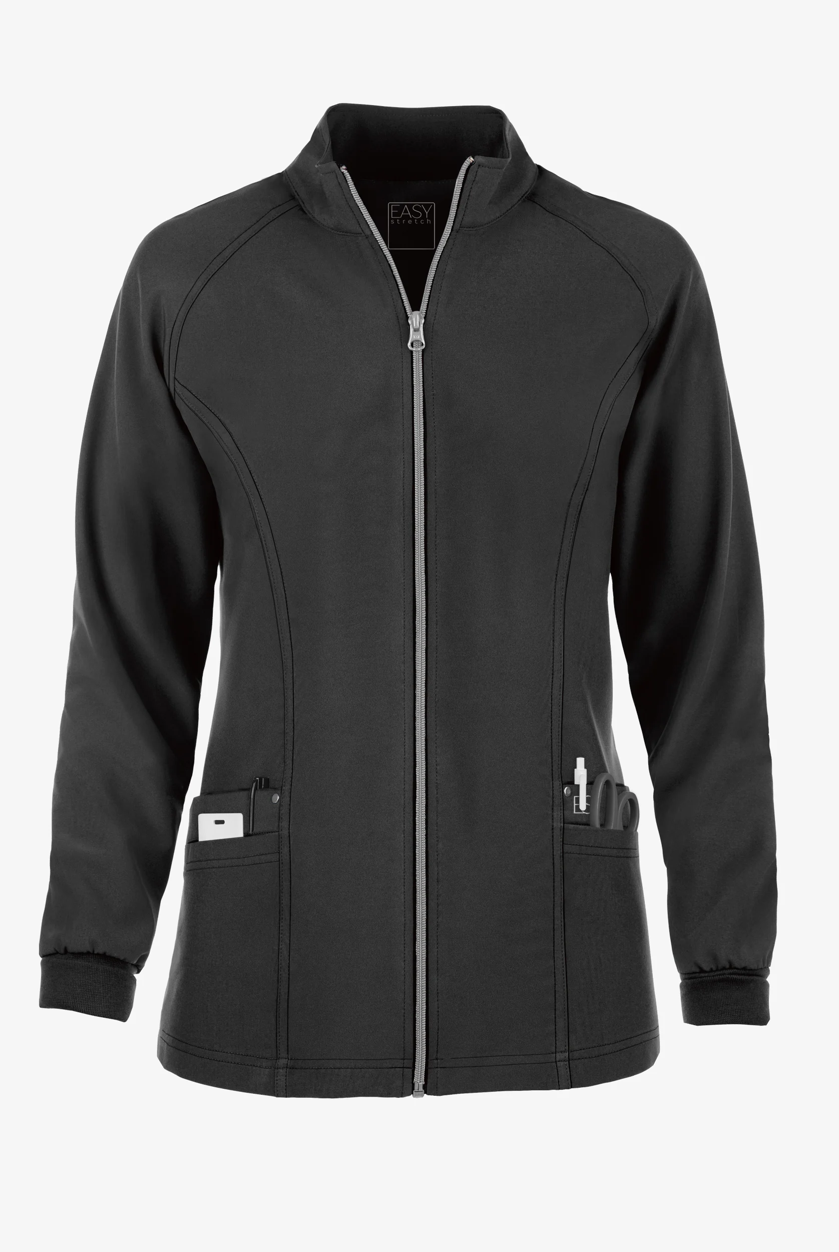 Easy STRETCH Zadie Women's 4-Pocket Raglan Scrub Jacket