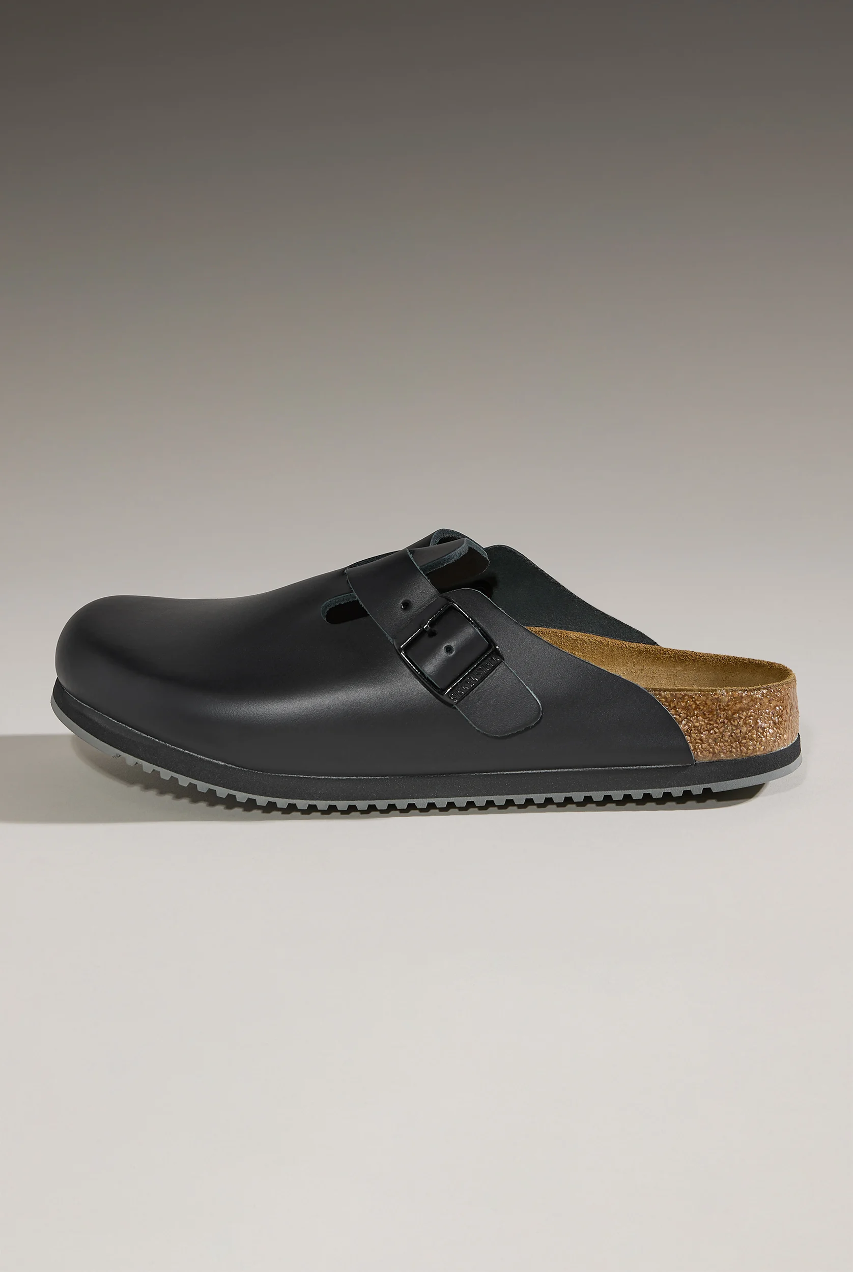 Birkenstock Unisex Boston Super Grip Black Clogs