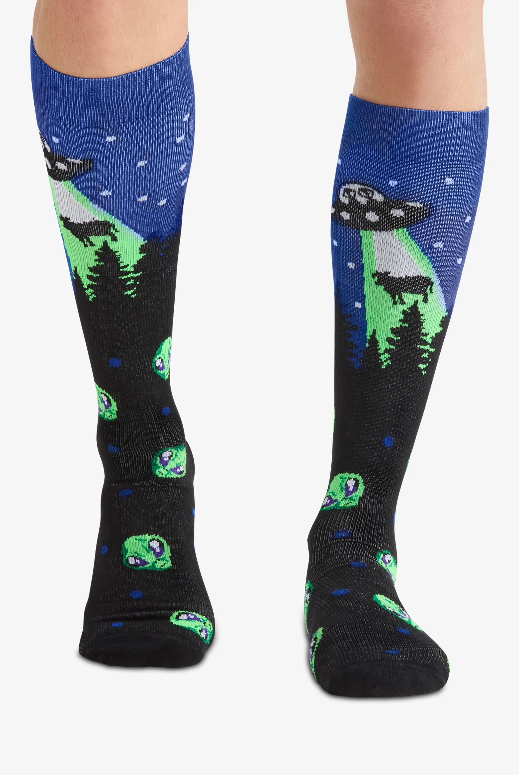 Cherokee Men's Beam Me Up 10-15 mmHg Light Compression Socks