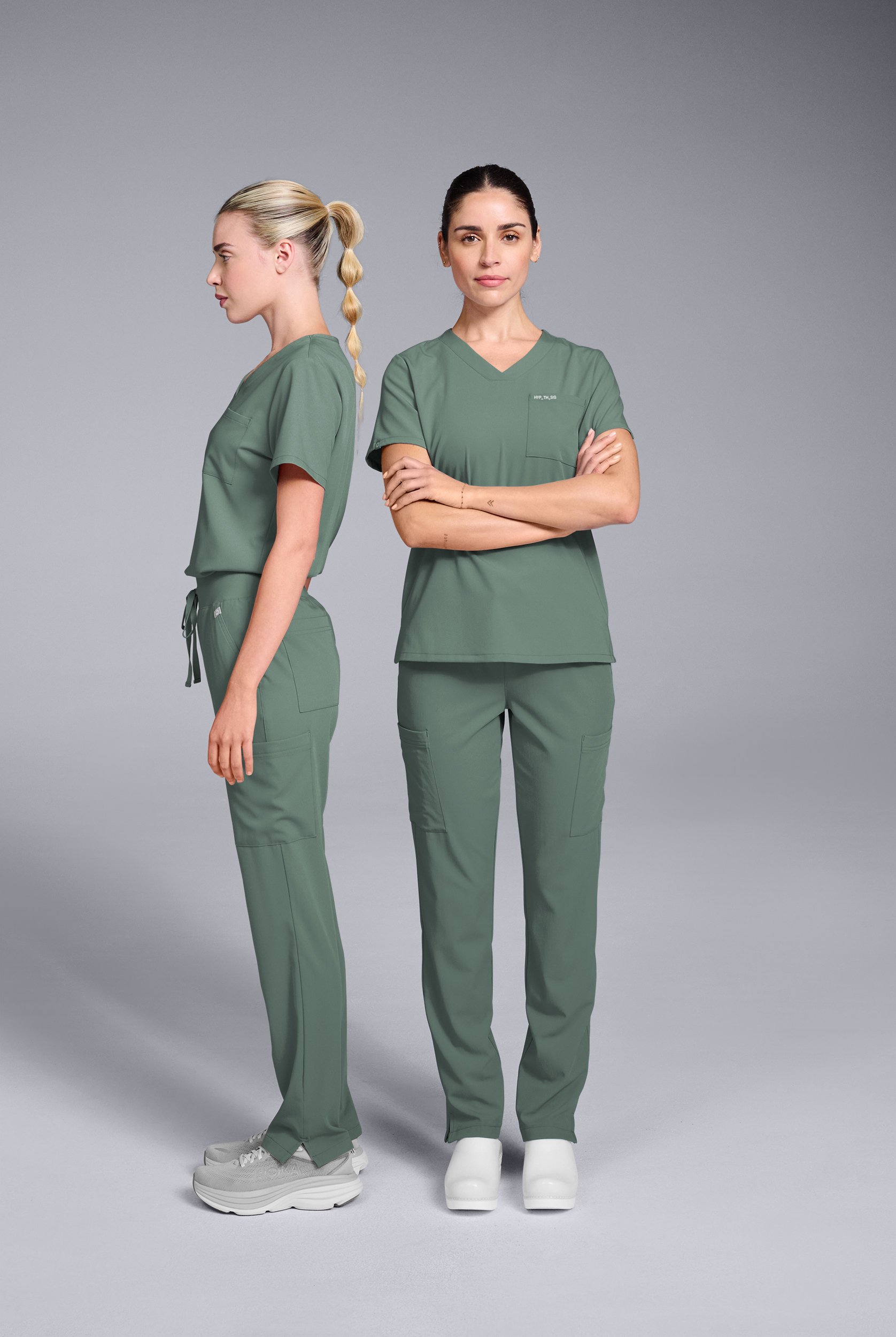 Hypothesis Women's Base 7-Pocket Straight Leg Cargo Scrub Pant