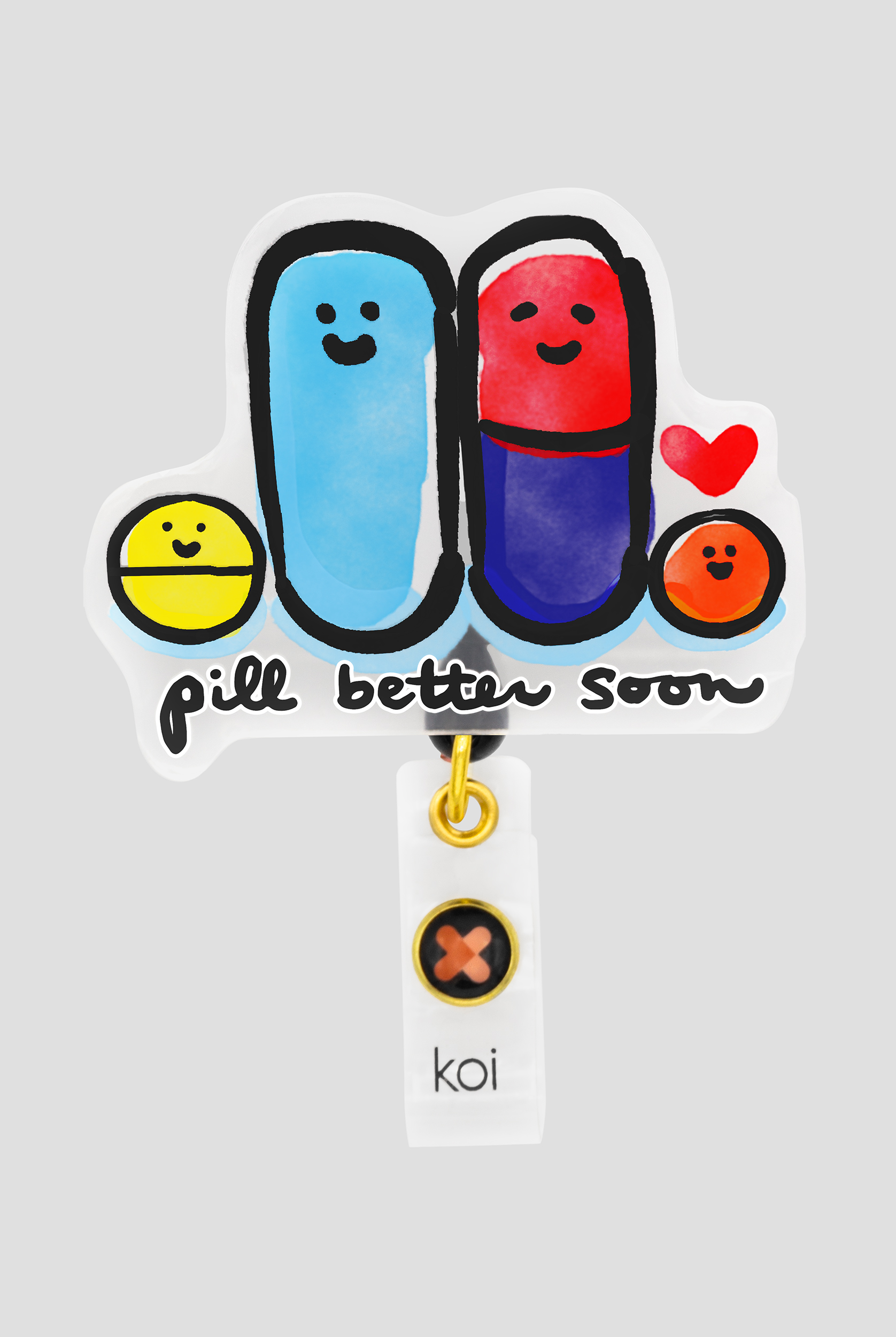 koi Pill Better ID Badge Reel