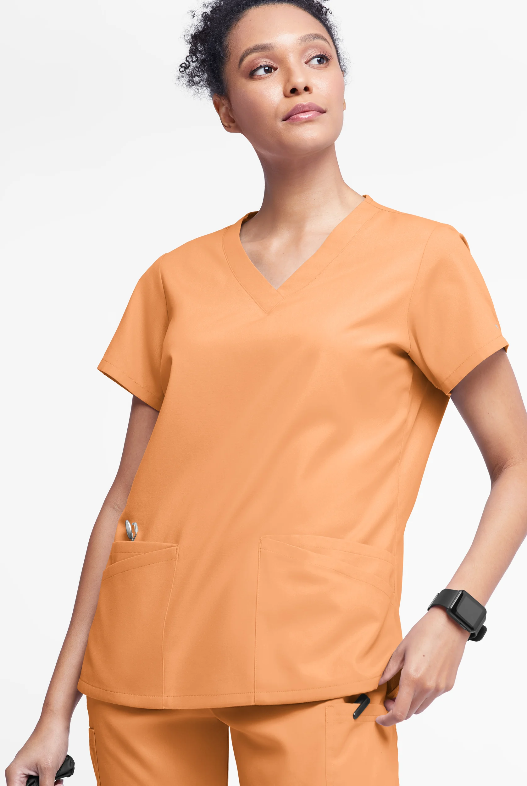 Butter-Soft Originals Women's 6-Pocket V-Neck Scrub Top