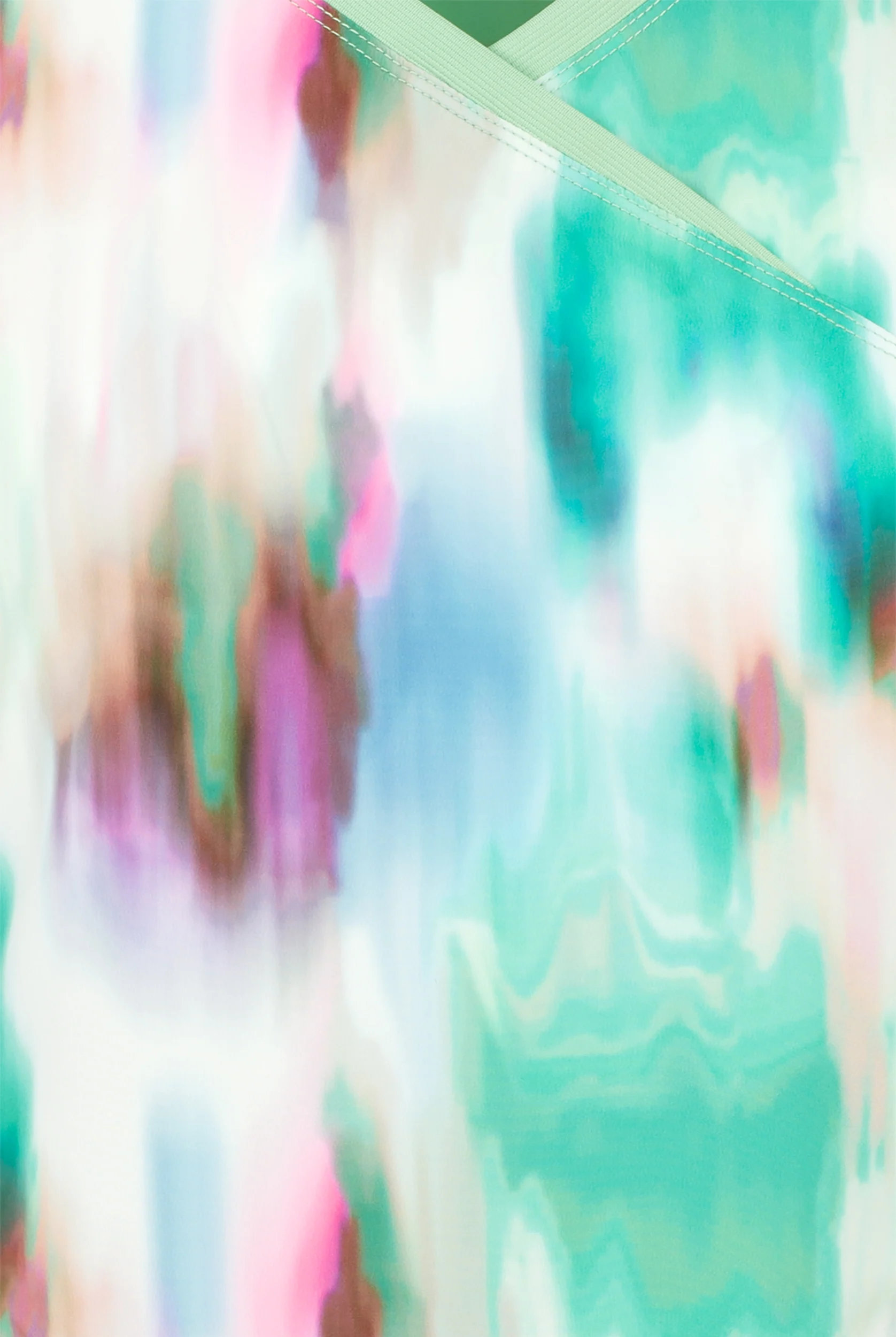 Infinity Auroras Marble Women's 3-Pocket STRETCH V-Neck Print Scrub Top