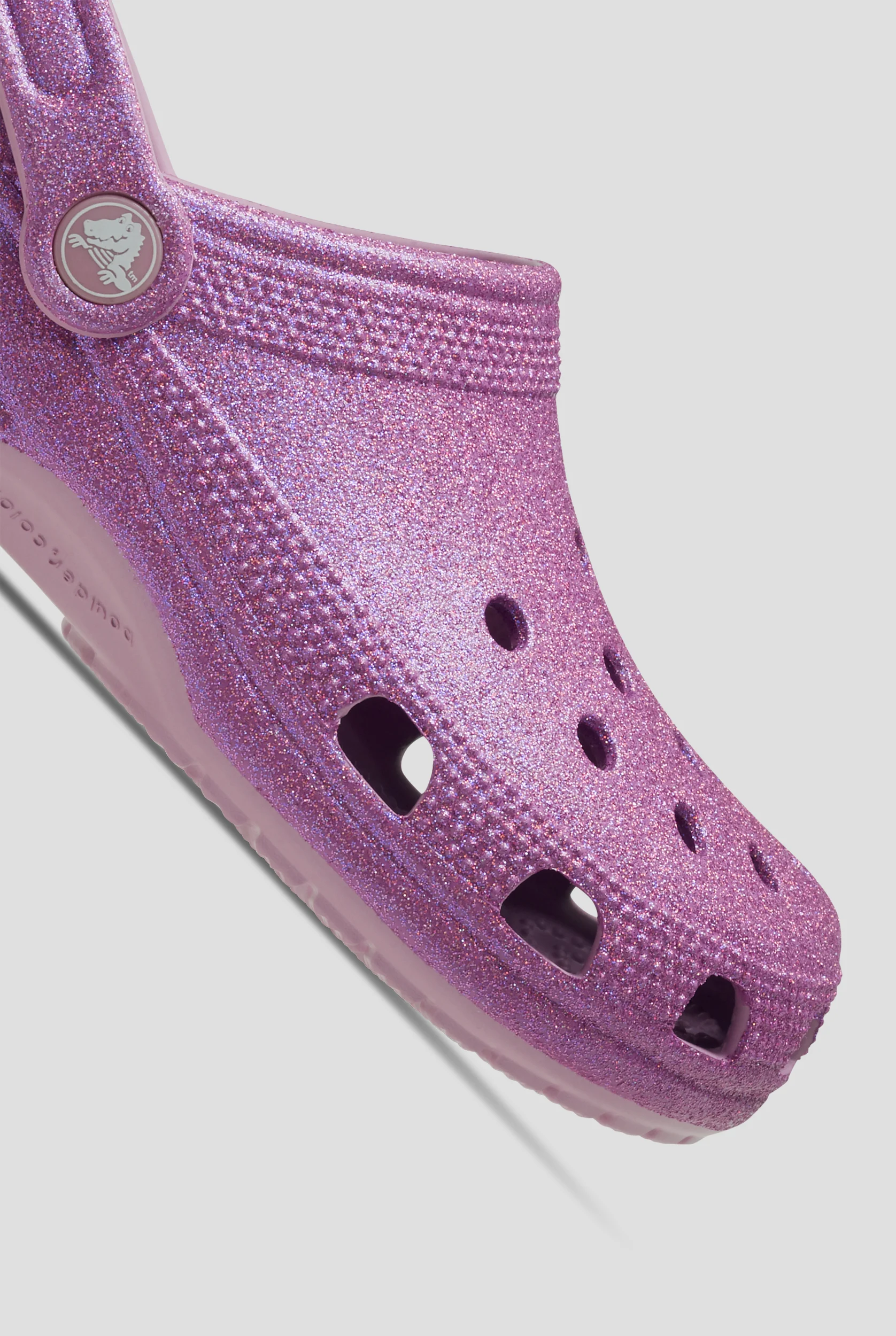 Crocs™ Womens Classic Hydrangea Iridescent Glitter Clog