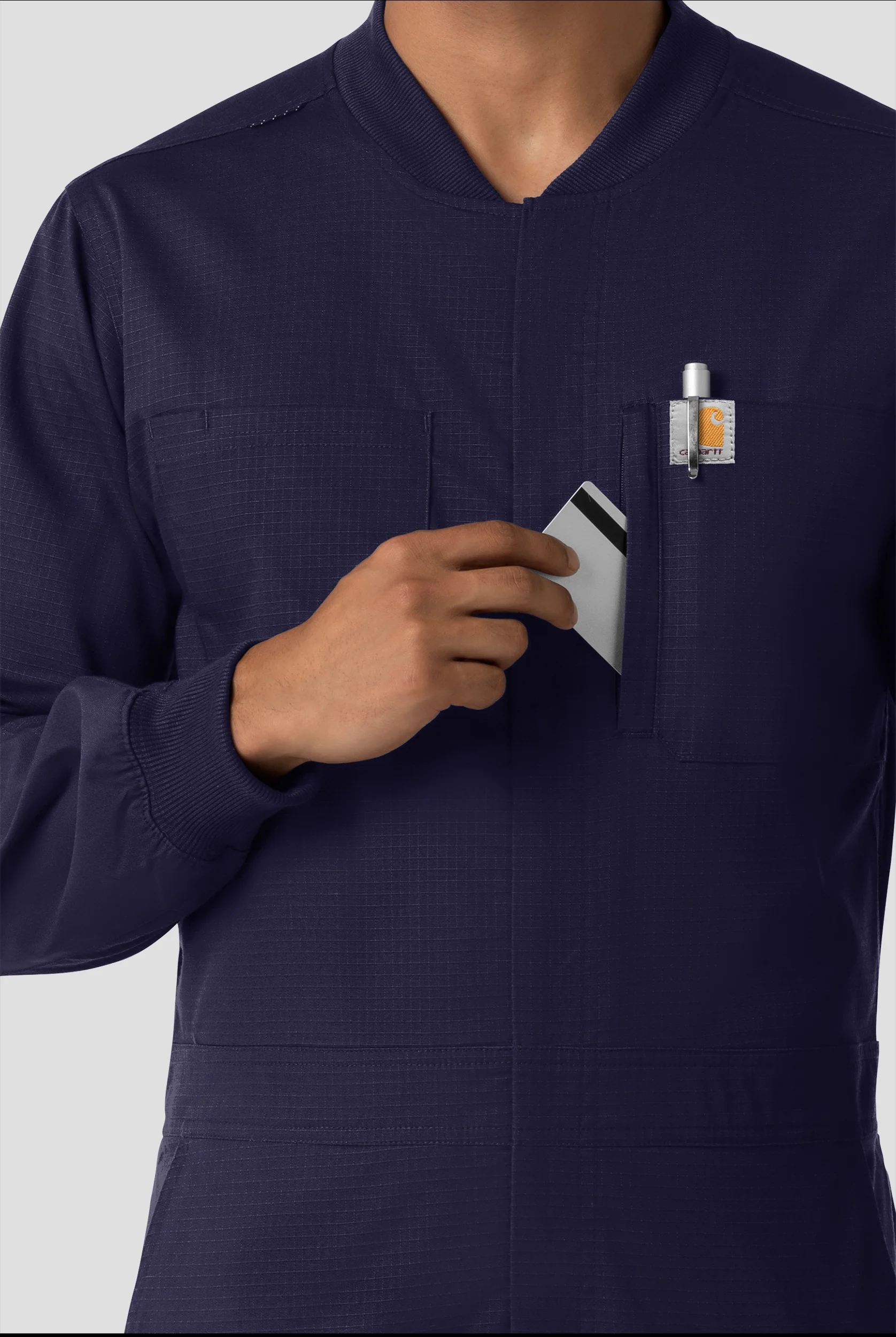 Carhartt Rugged Flex FLD & RSCU Men's 11-Pocket STRETCH Ripstop Long Sleeve Scrub Coverall