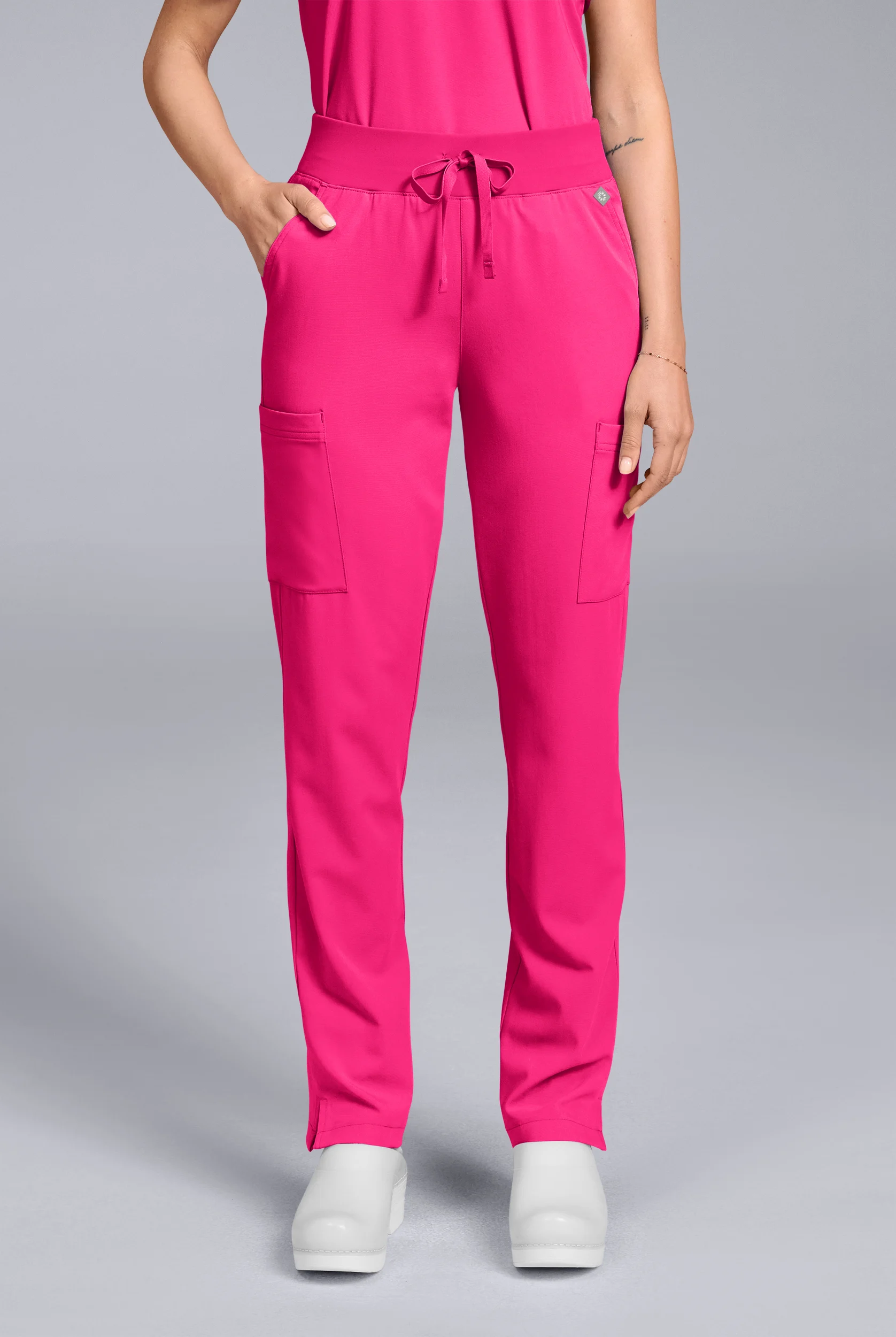 Hypothesis Women's Base 7-Pocket Straight Leg Cargo Scrub Pant