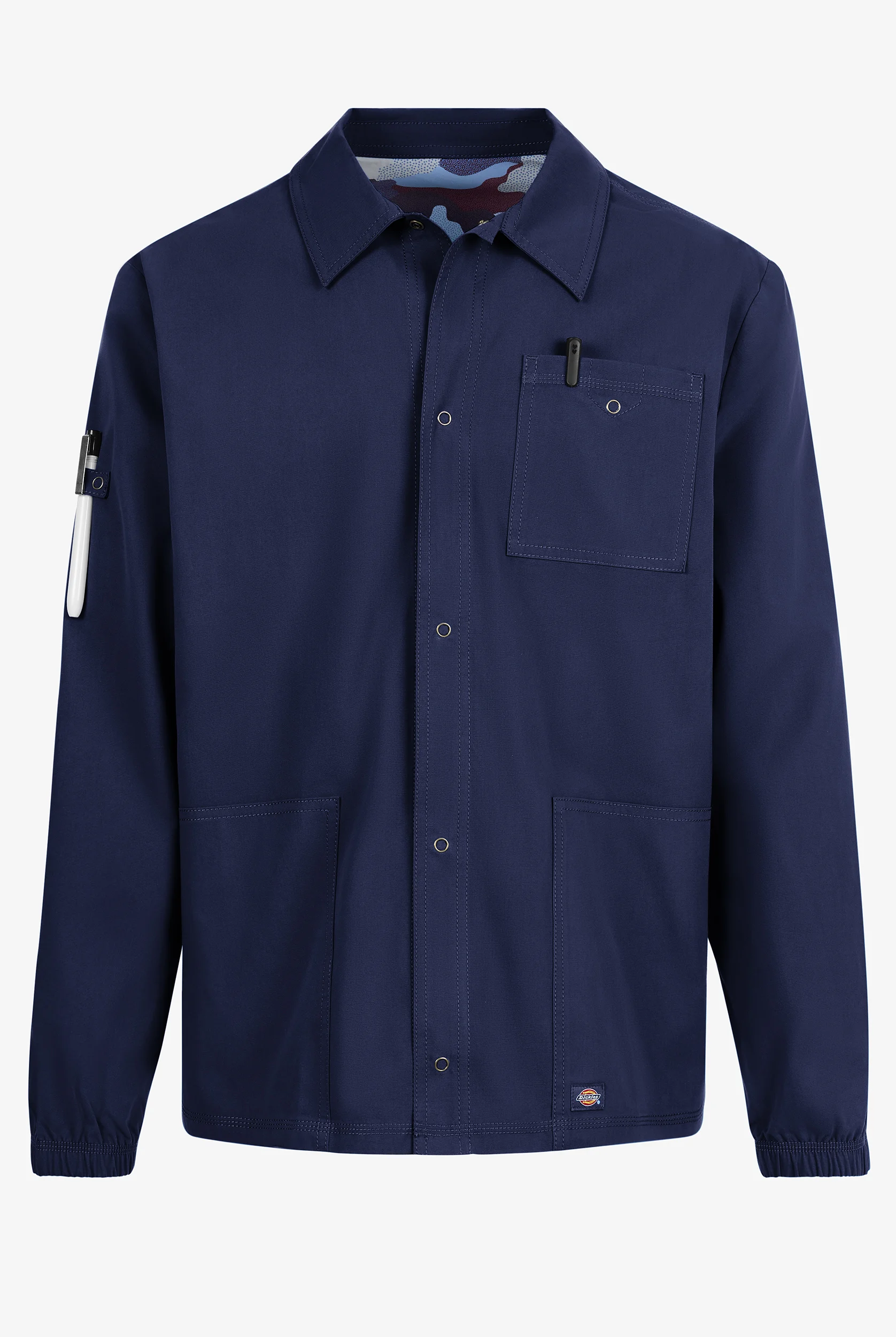 Dickies Forge Men's 3-Pocket Snap Front Scrub Jacket