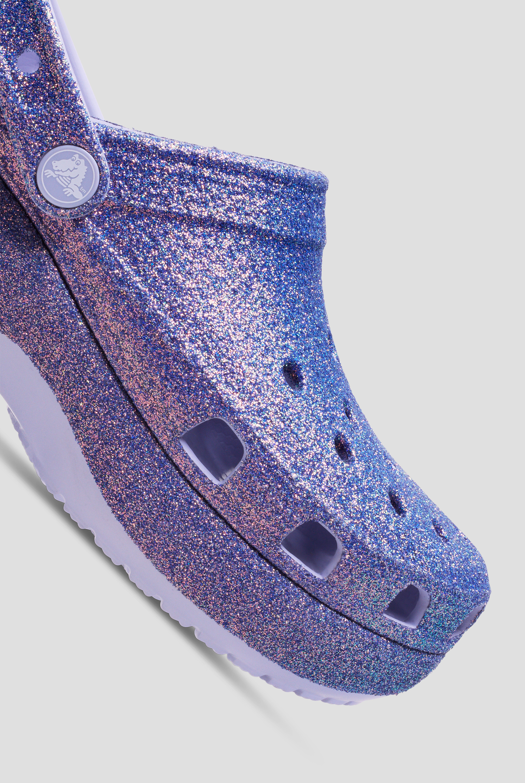 Crocs™ Women's Purple Moon Iridescent Glitter Platform Clog