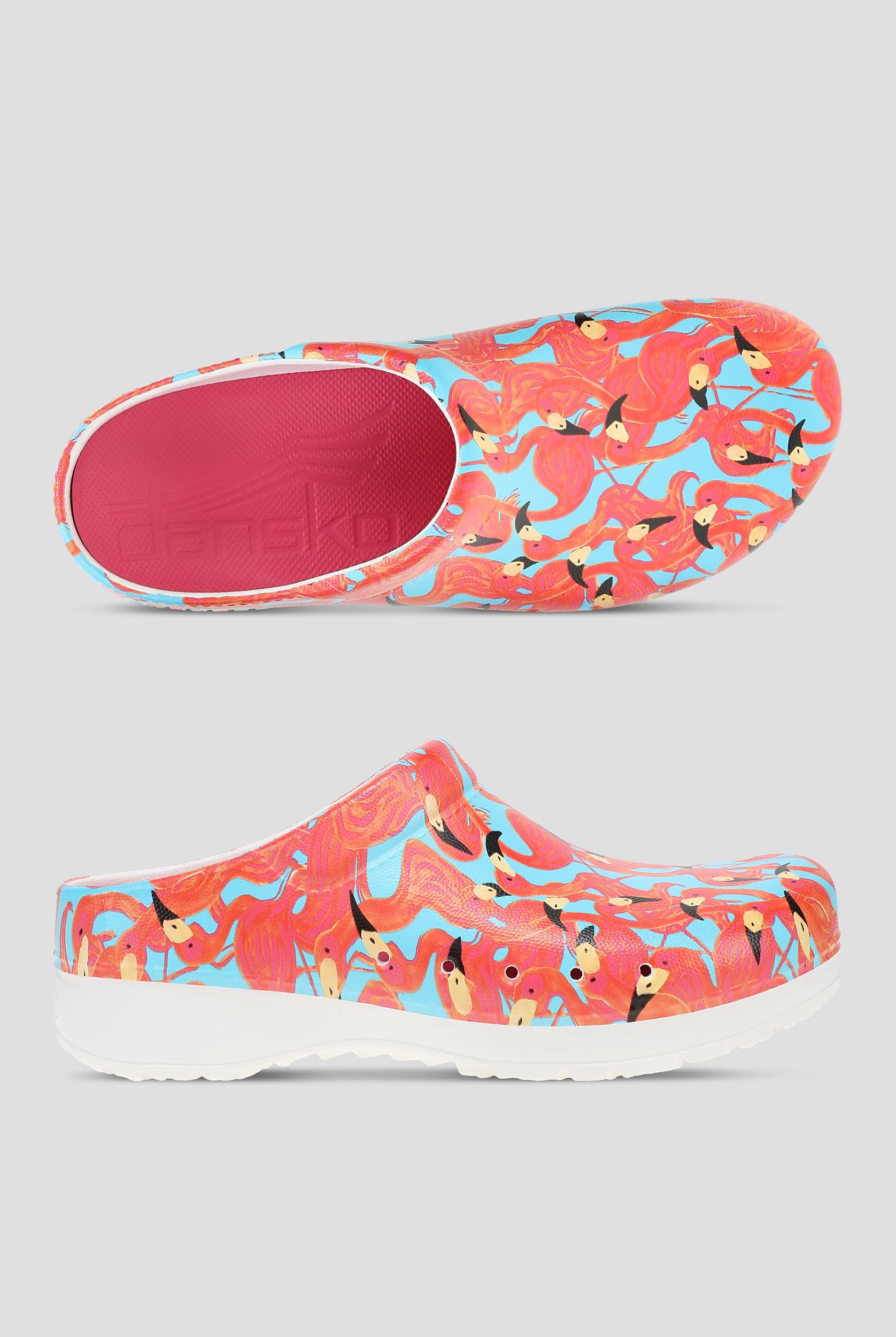 Dansko Women's Kane Flamingo Molded Clog