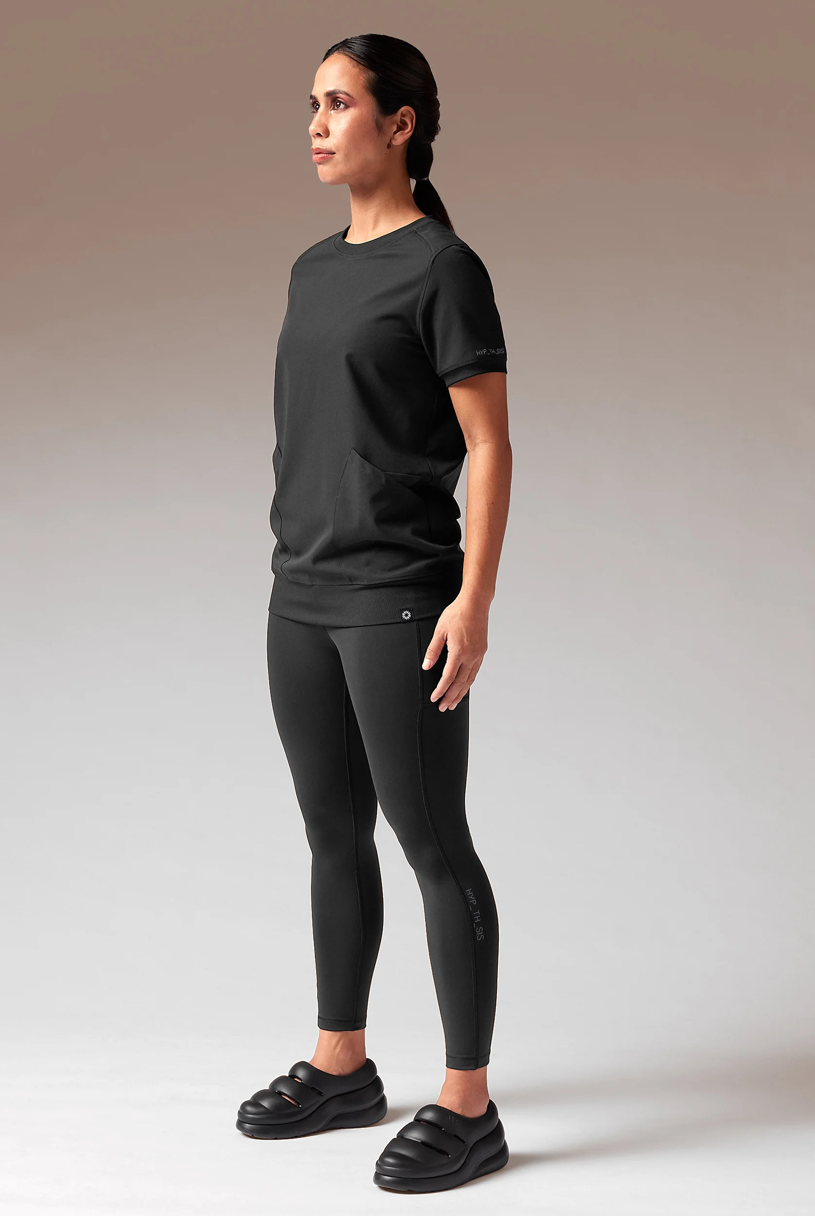 Calzas Hypothesis Homeodynamic de punto tejido estilo yoga con 3 bolsillos para mujer