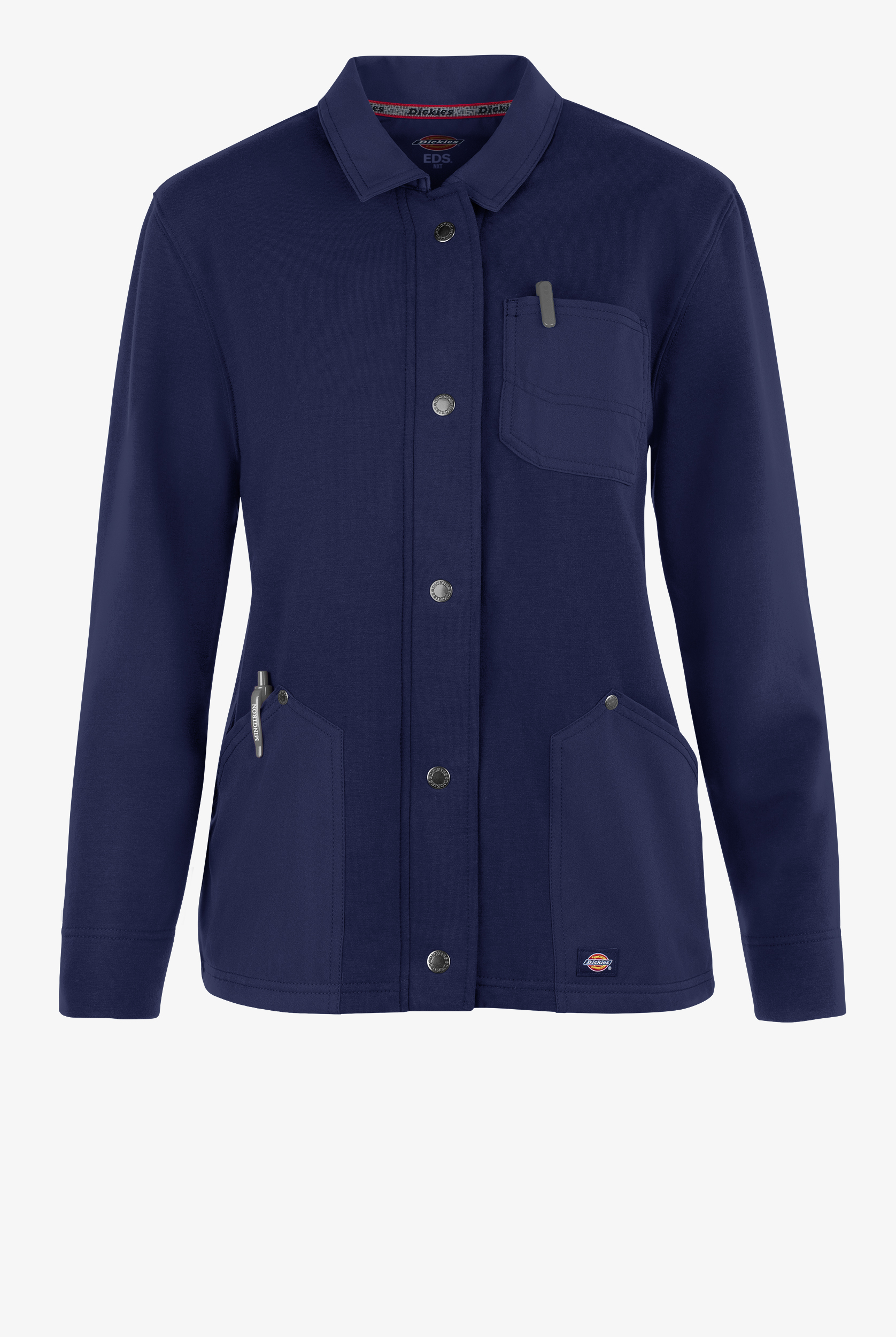 Chaqueta médica Dickies EDS NXT STRETCH con botones a presión y 3 bolsillos para mujer