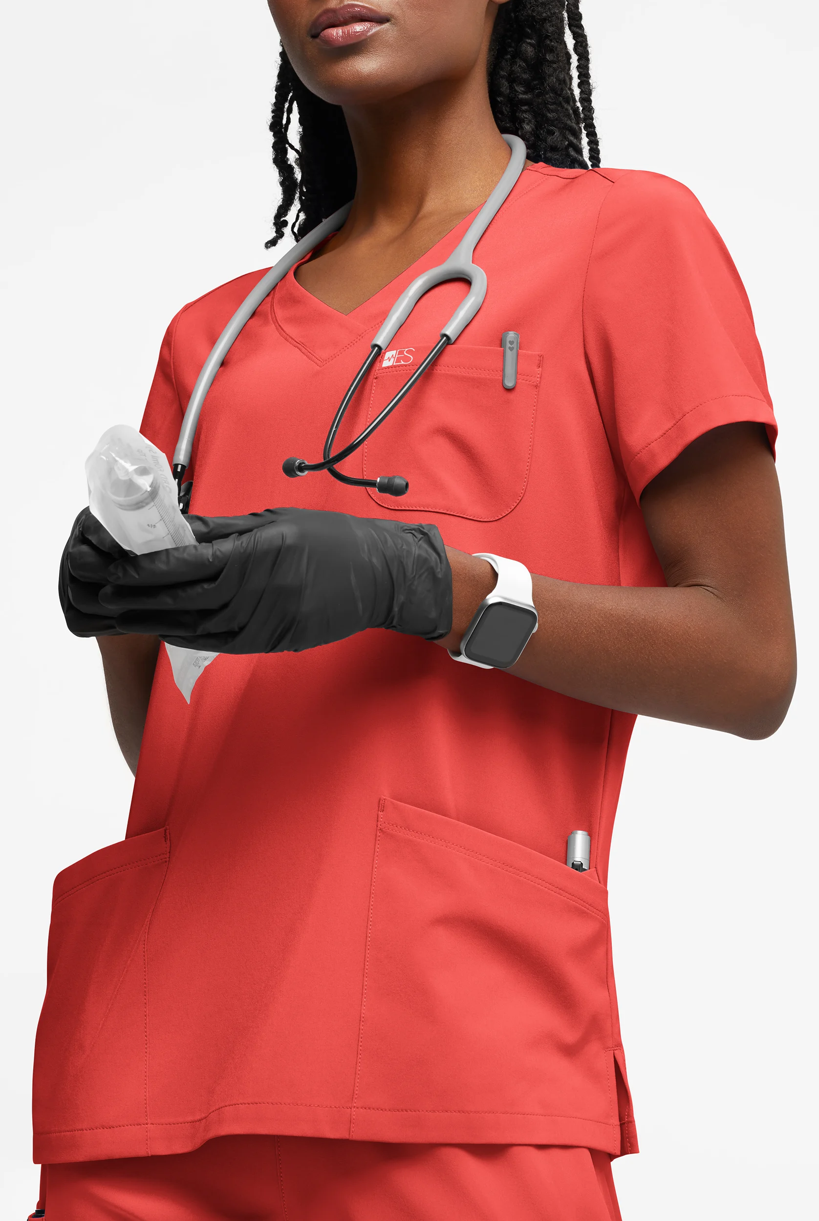 Easy STRETCH Tessa Women's 5-Pocket V-Neck Scrub Top