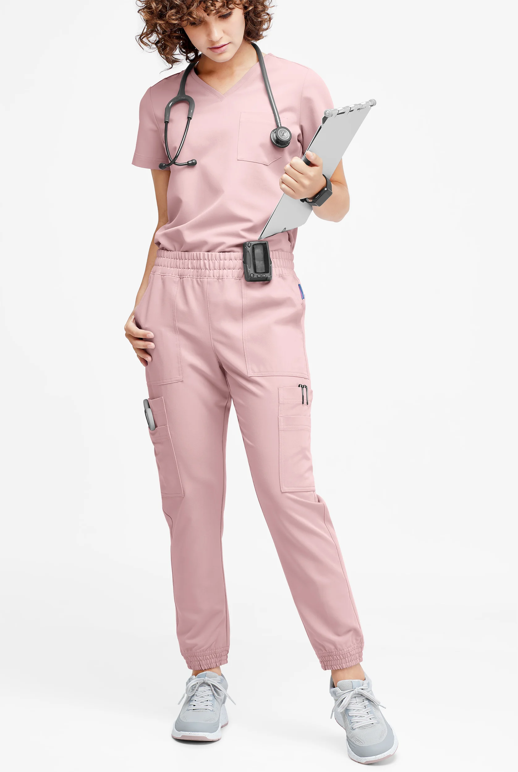 Movement by Butter-Soft Cephei Women's 11-Pocket Jogger Scrub Pants