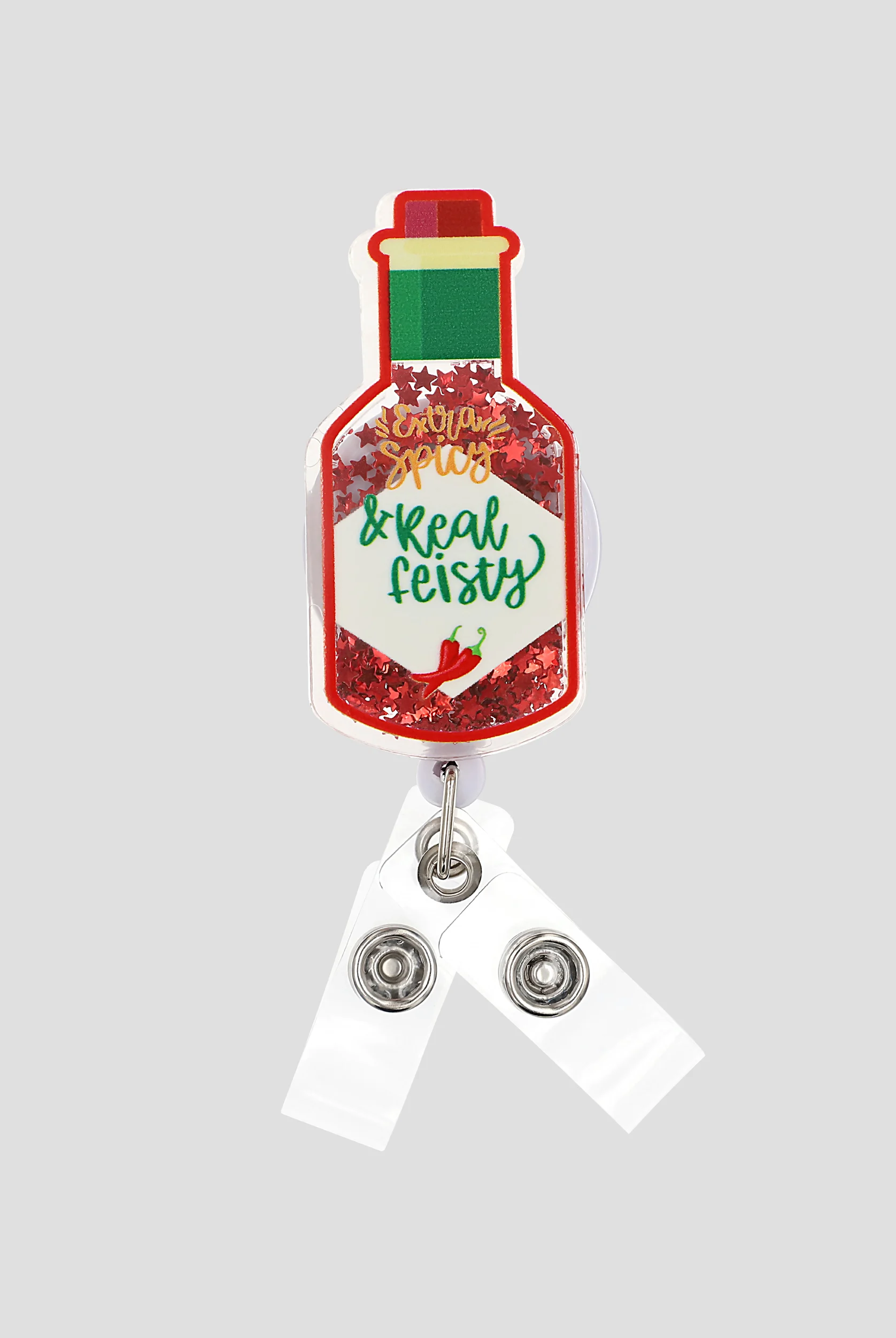Outside the Box Shaker Extra Spicy ID Badge Holder