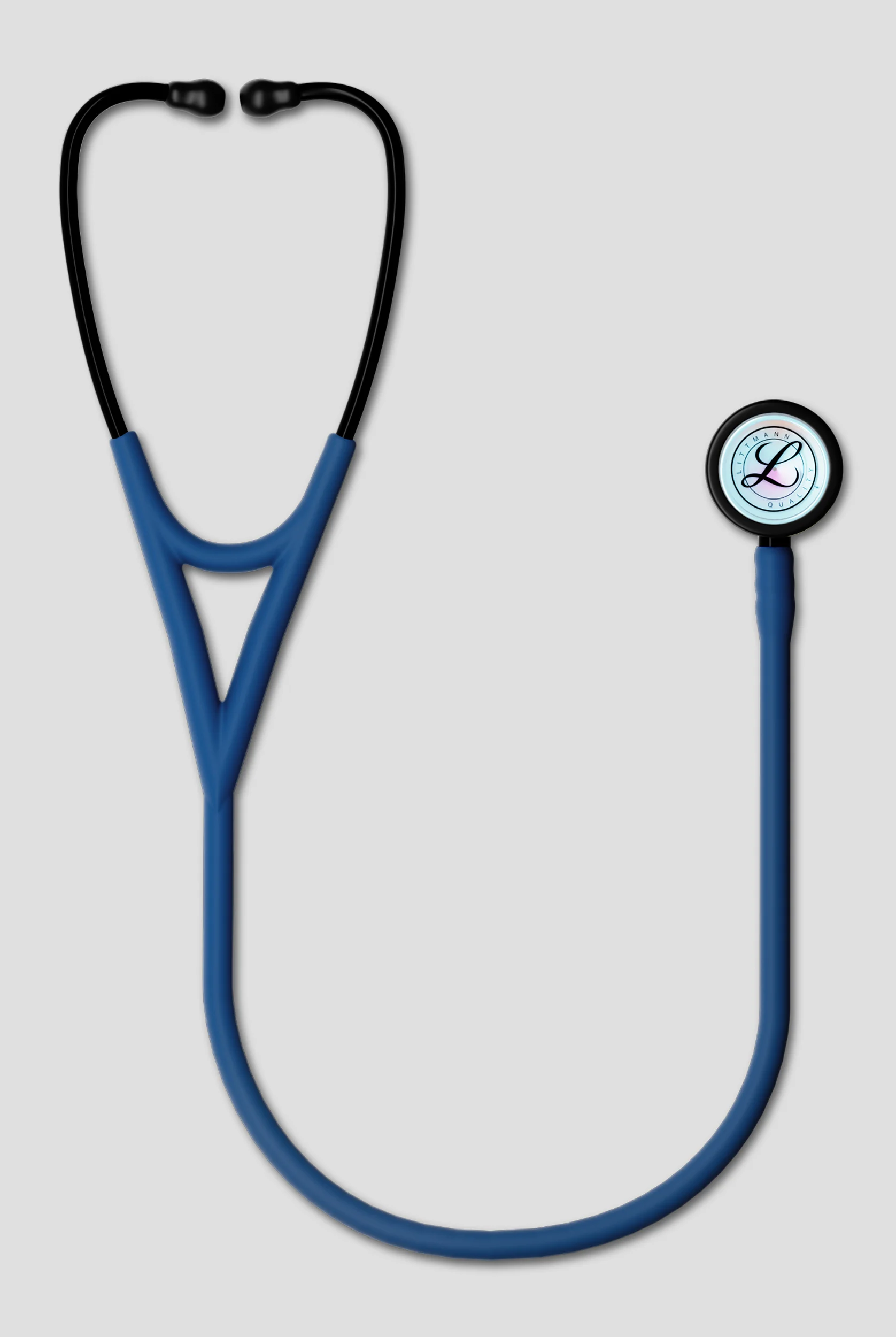 3M&trade; Littmann&reg; Cardiology IV&trade; High Polish Rainbow Finish Navy Blue Satin Tube Stethoscope