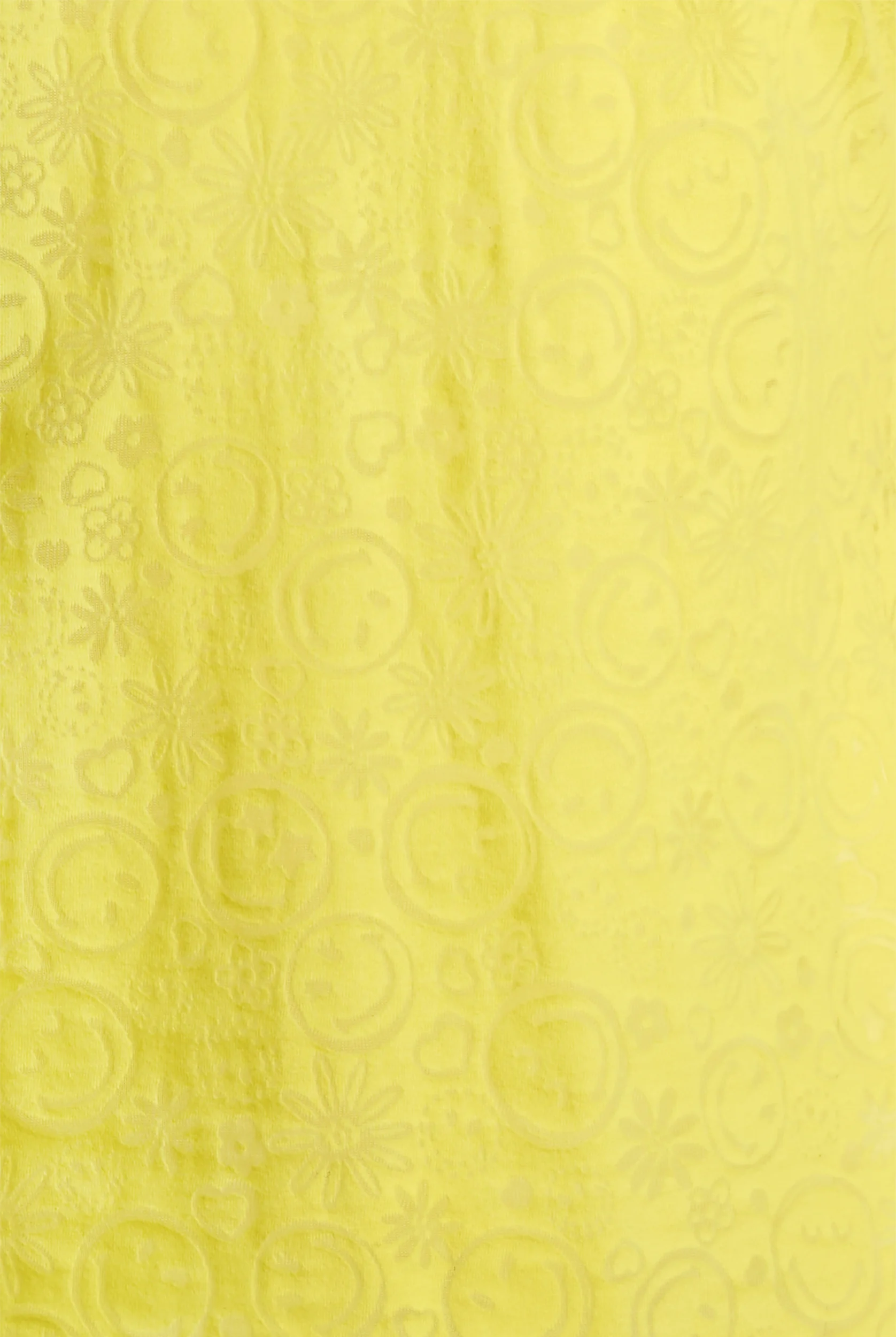 Camiseta médica koi Smiley World Burnout Loving Yellow STRETCH con mangas largas para mujer