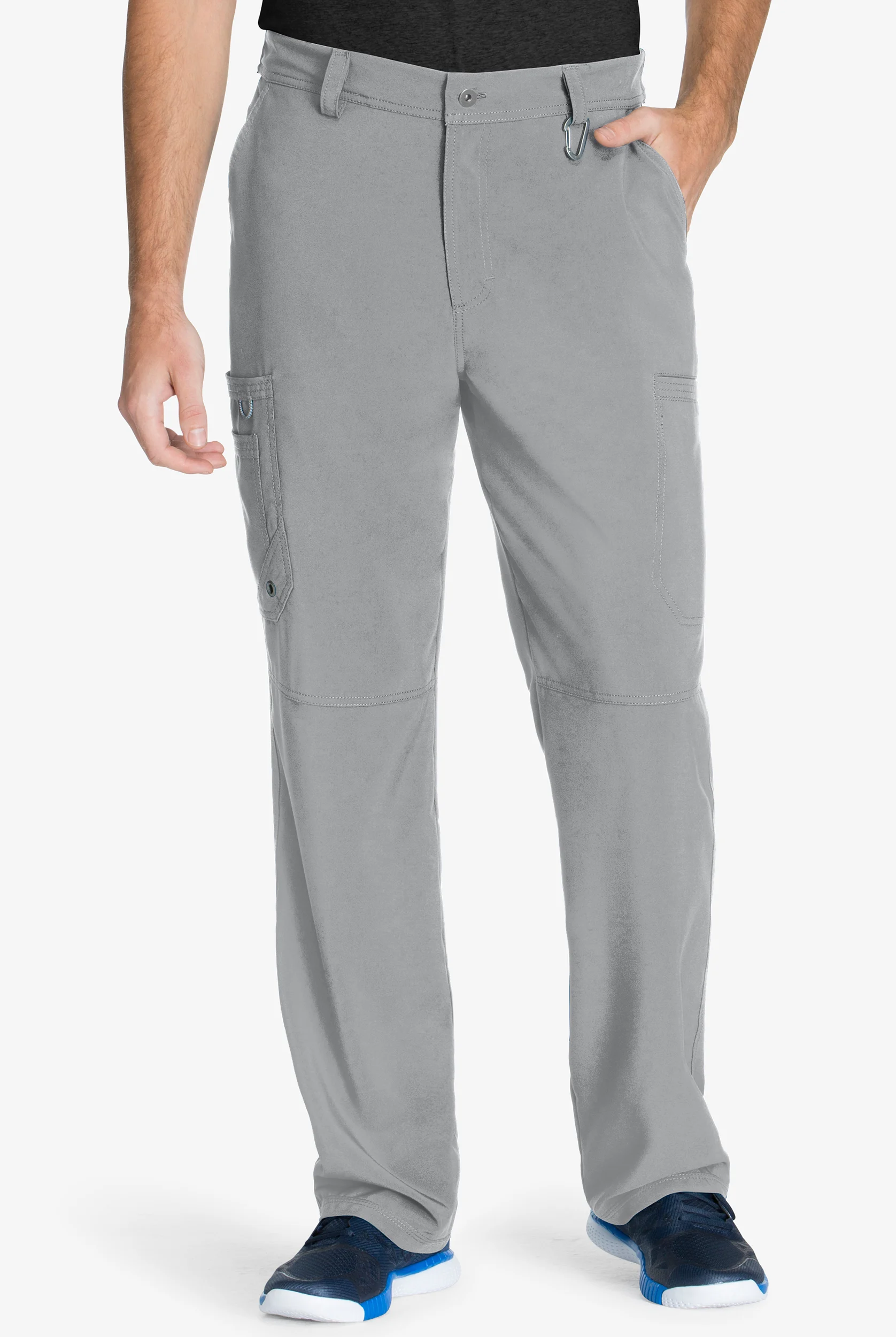 Pantal&oacute;n m&eacute;dico Cherokee Infinity estilo cargo con piernas estrechas y 5 bolsillos para hombre