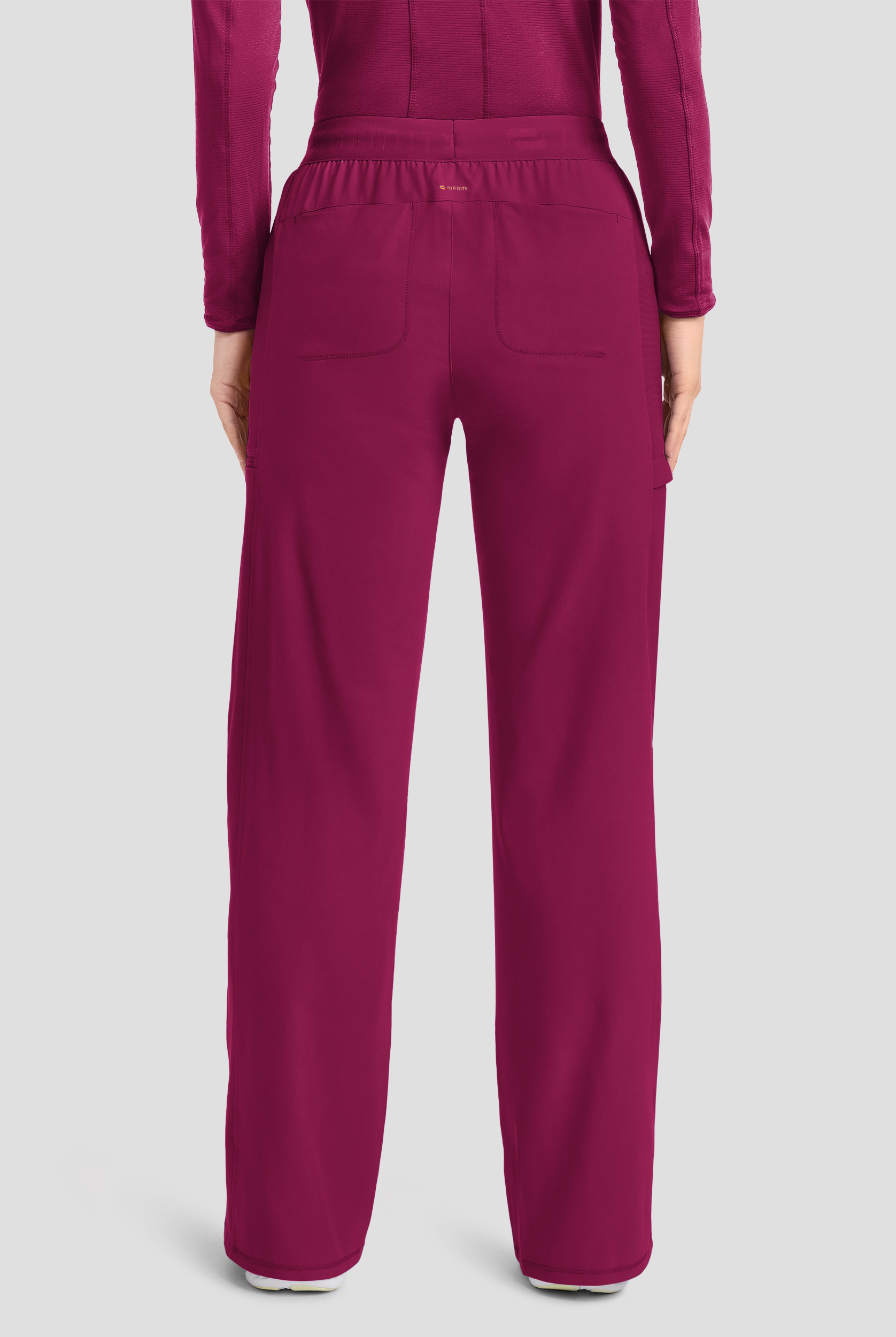 Infinity GNR8 Women's 6-Pocket STRETCH High-Rise Wide Leg Scrub Pant