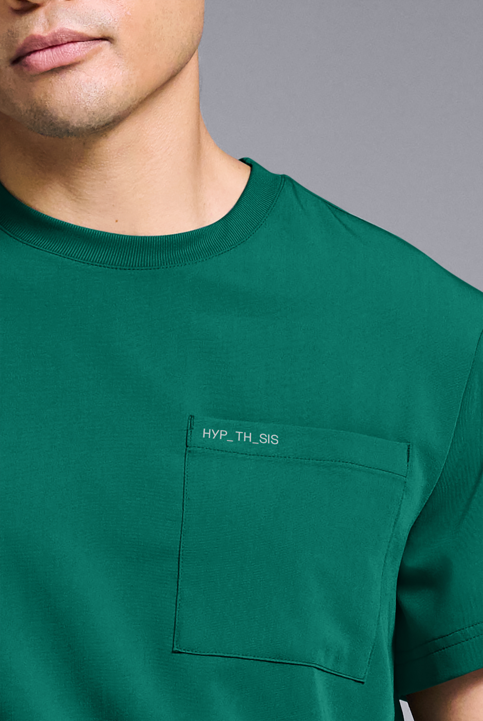 Hypothesis S-R Shift Ready Men&rsquo;s 1-Pocket Tuck-In Crew Neck Scrub Top