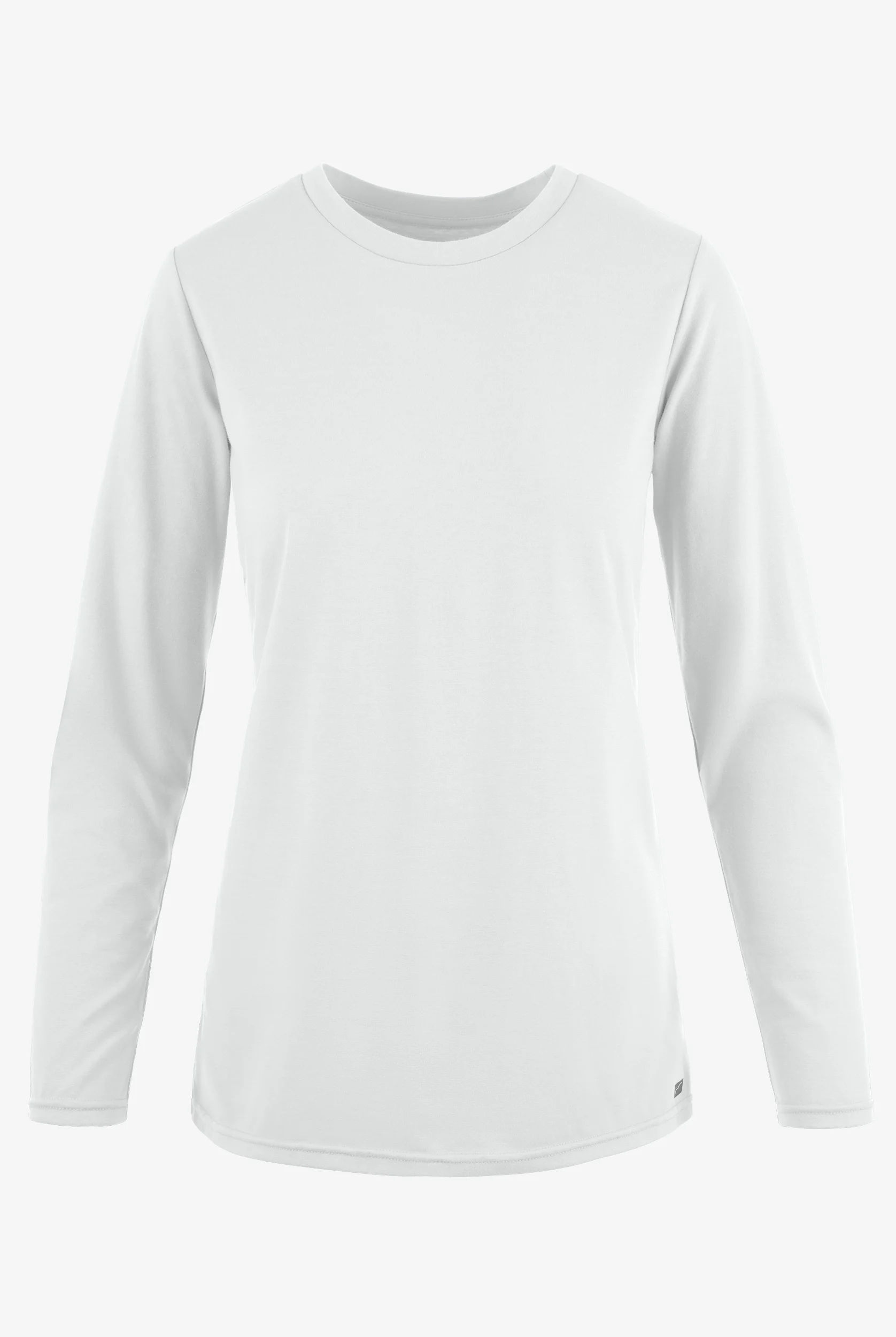 Butter-Soft Originals Women's STRETCH Cotton-Rich Long Sleeve Crew Neck Knit Underscrub