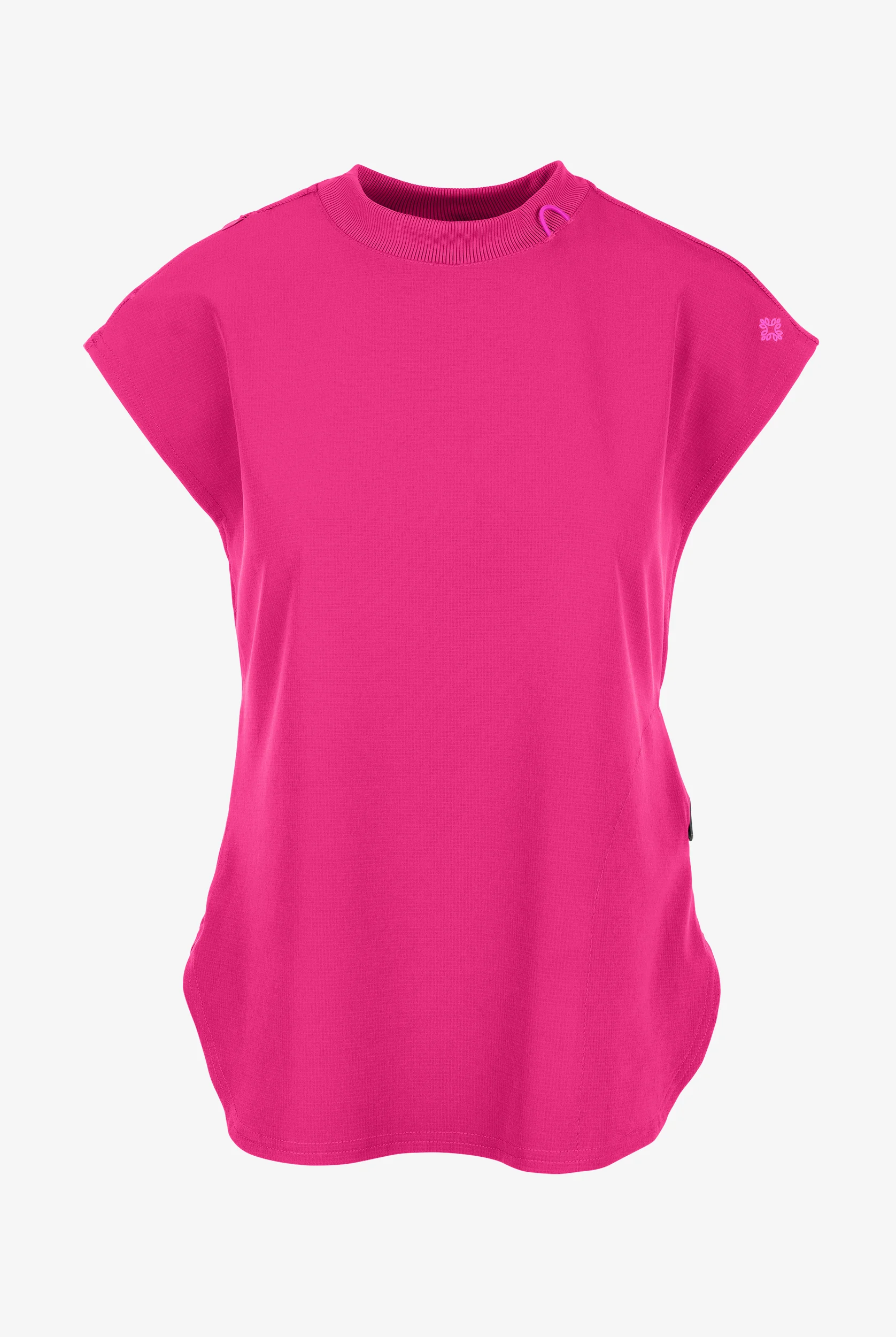 Med Couture Amp Women's 2-Pocket STRETCH Tuck in Dolman Crew Neck Scrub Top