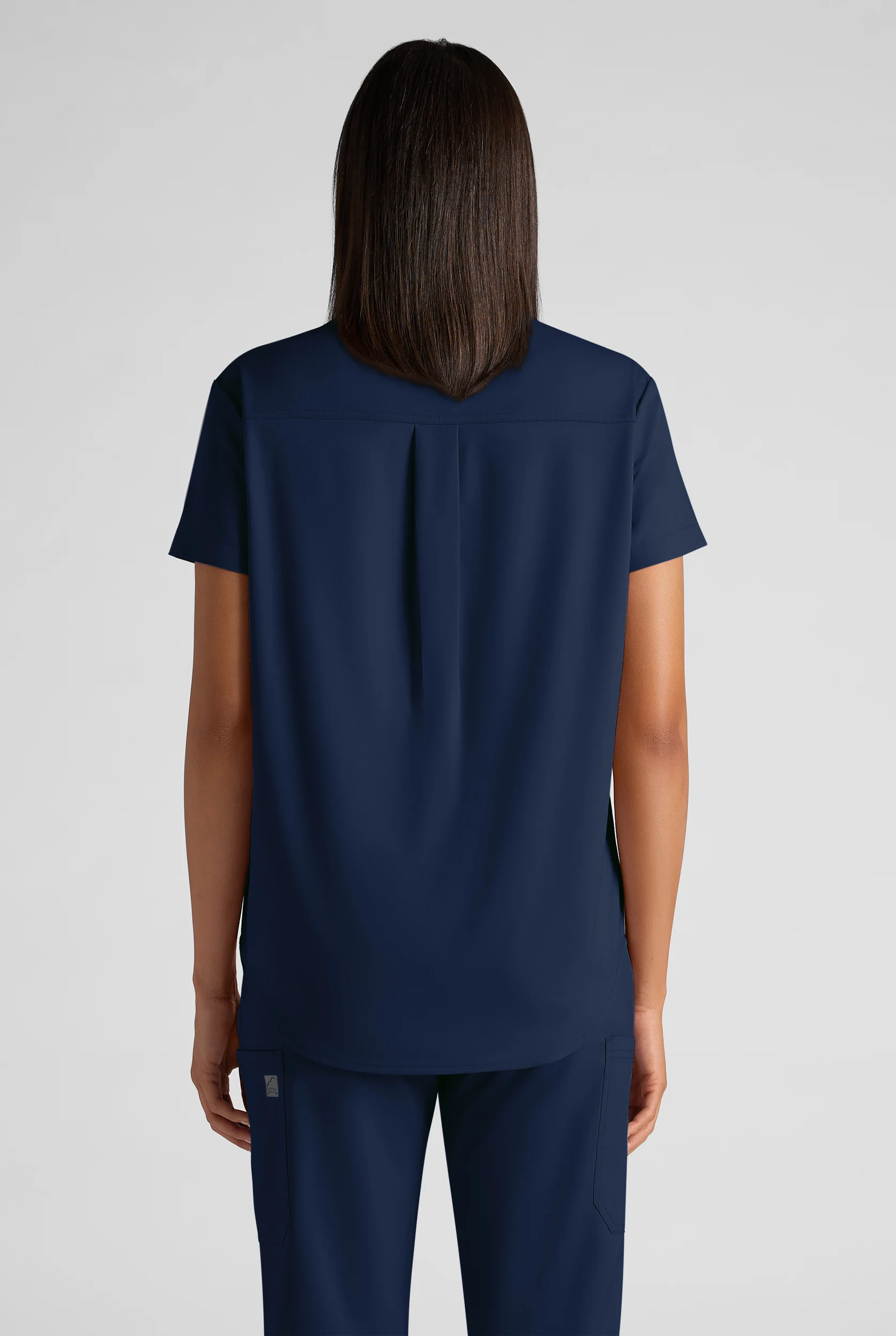 Butter-Soft STRETCH FLXTEK+ Women's 2-Pocket Oversized Henley Scrub Top