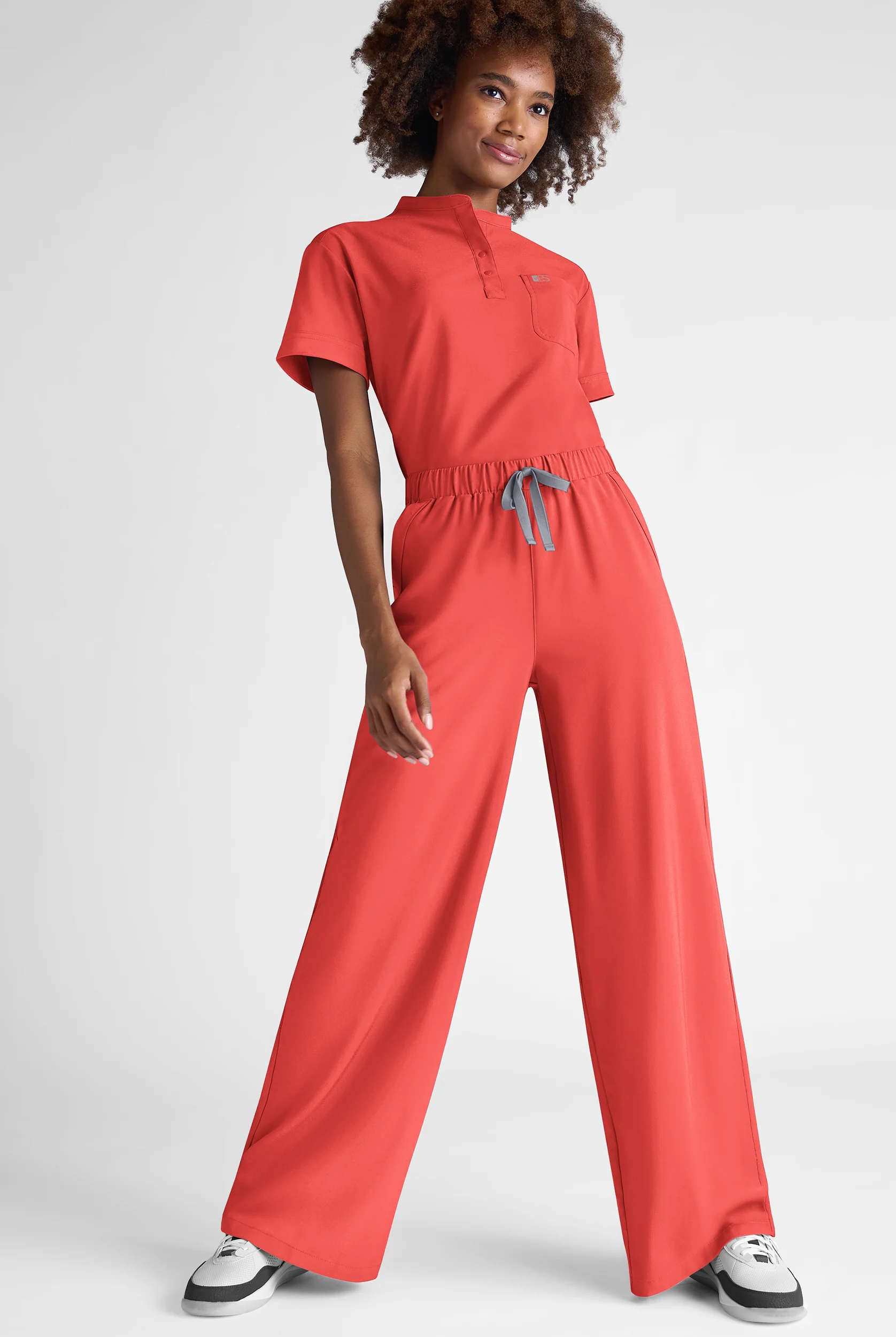 Easy STRETCH Hunter Women's 6-Pocket Relaxed Fit Wide Leg Scrub Pant