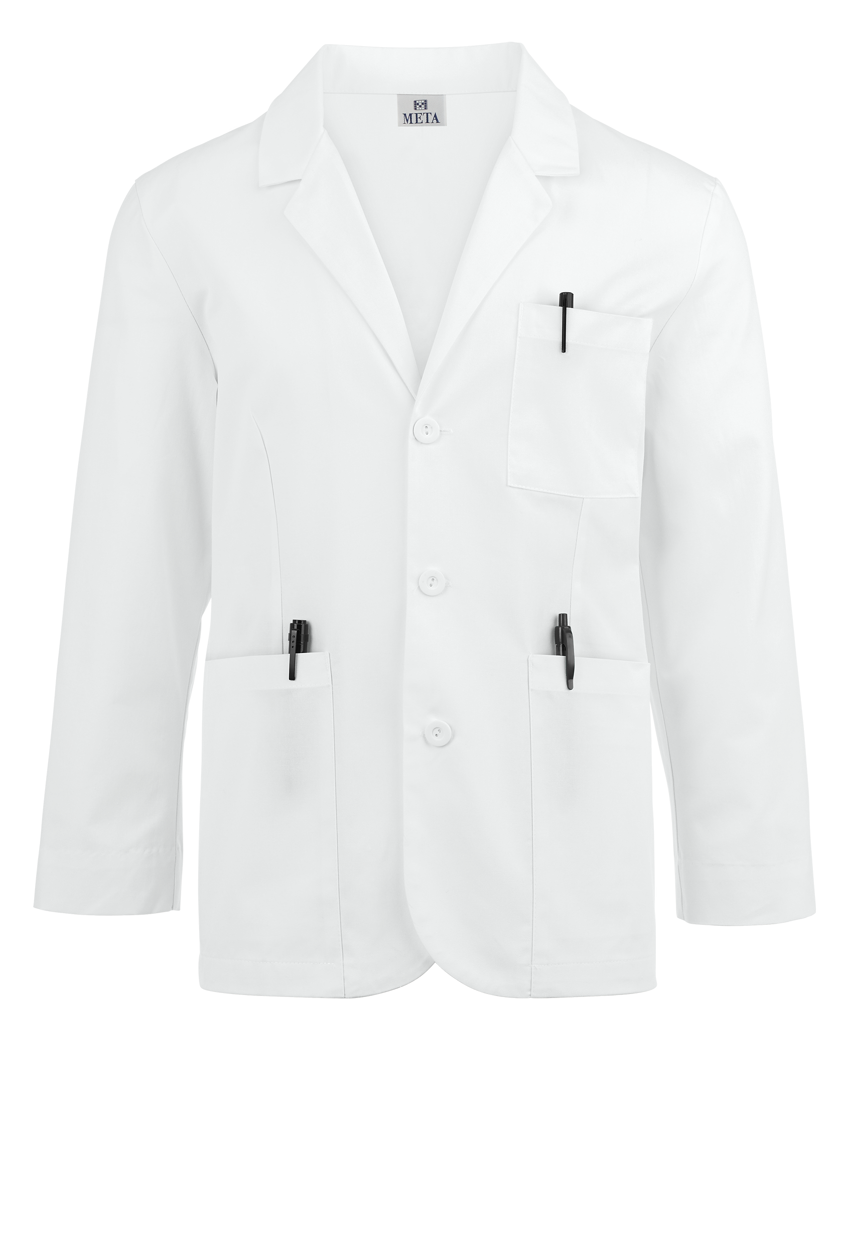 White Swan Meta Men's 30" 7-Pocket Lab Coat