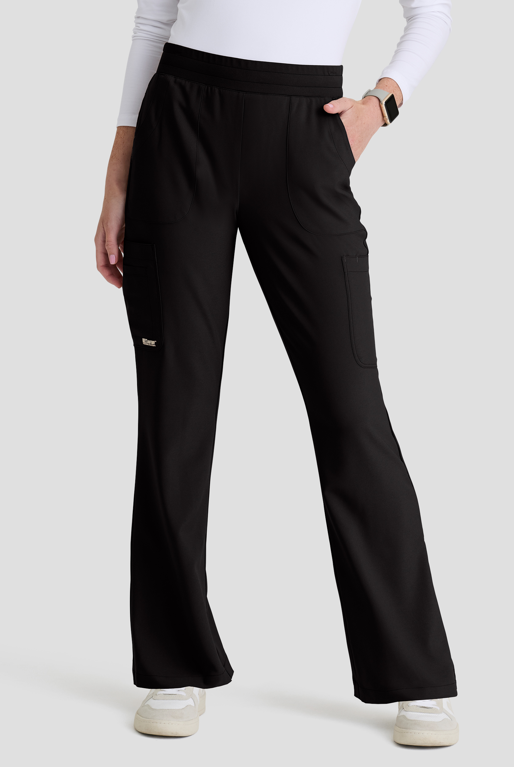 Grey's Anatomy by Barco Evolve STRETCH Sky Women's 6-Pocket Flare Leg Scrub Pant