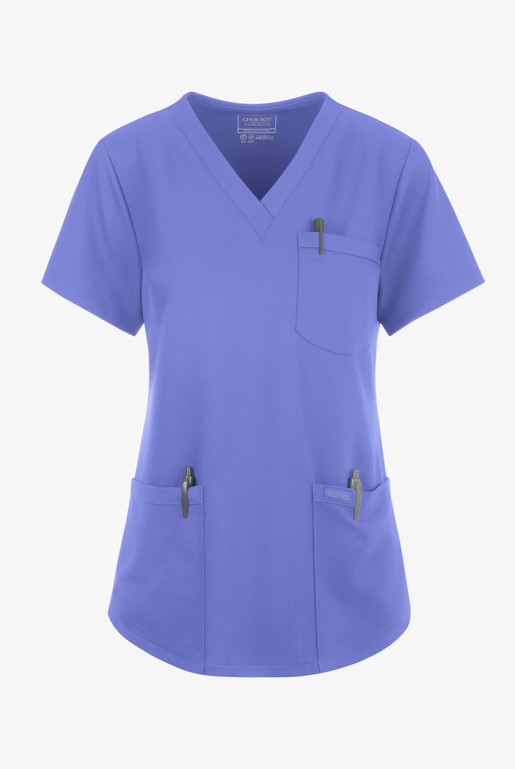 Cherokee Workwear Originals Ultra Women's 3-Pocket V-Neck Scrub Top